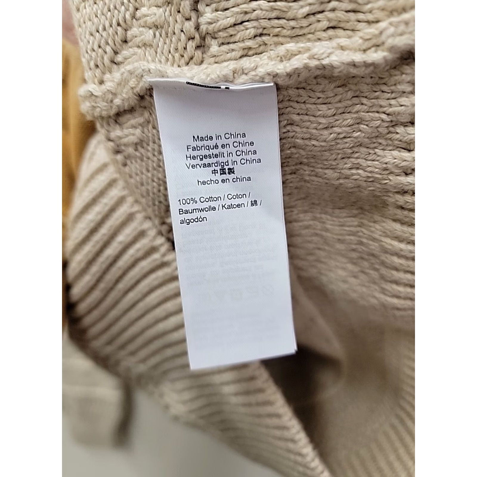 J.Crew J.CREW Sweater Mens M Beige Crew Neck Pullover Knit Heavyweight Chunky-Knit Long Sleeve Casual Size US M / EU 48-50 / 2 - 7 Thumbnail