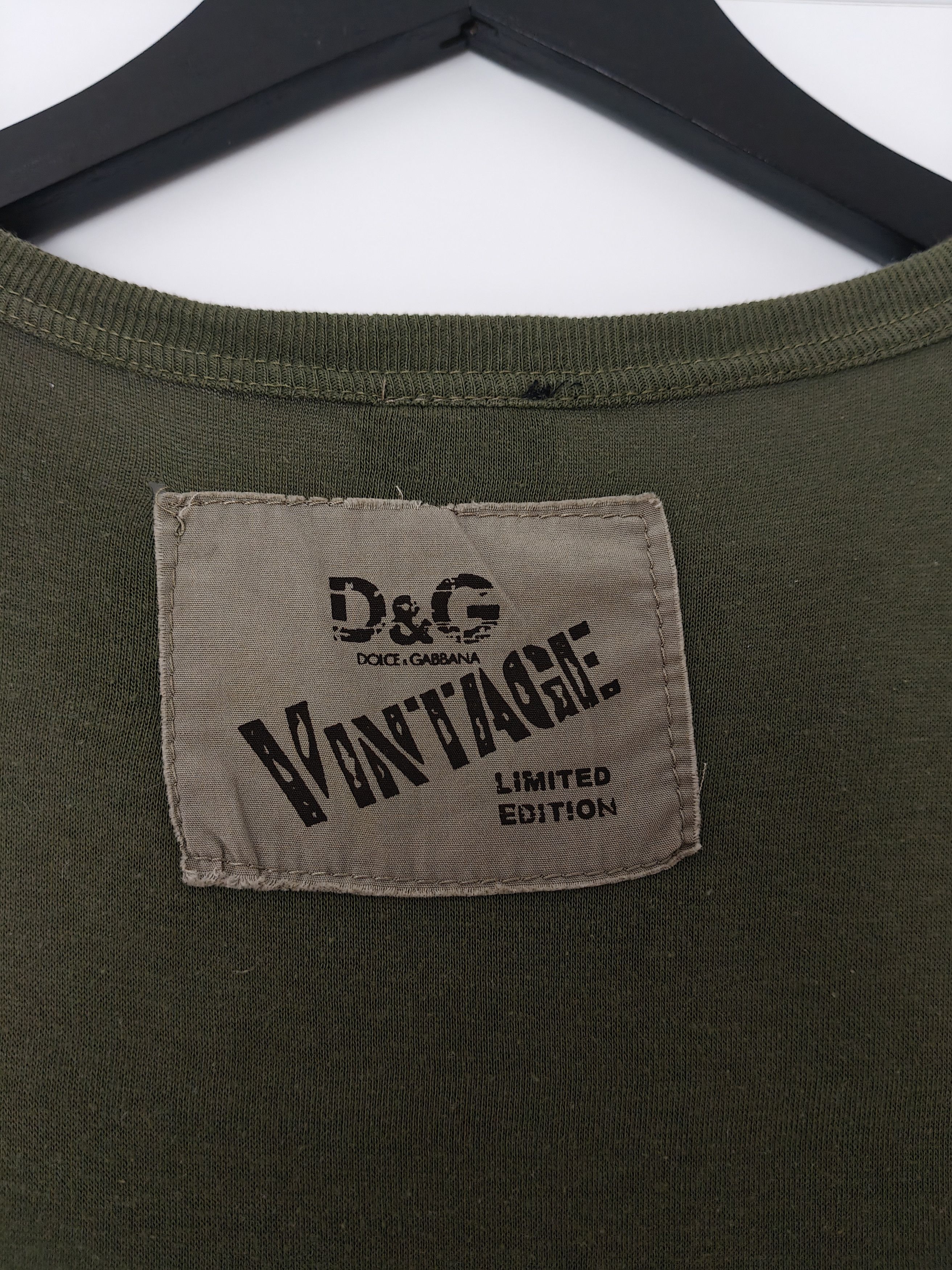 Dolce & Gabbana Dolce & Gabbana military tee Size US M / EU 48-50 / 2 - 8 Thumbnail
