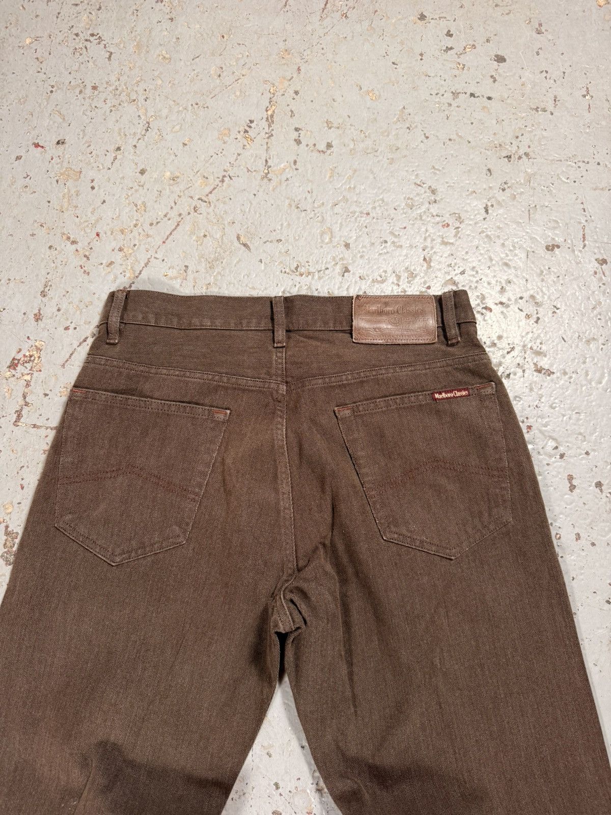 Marlboro Classics Crazy Vintage Malboro Classic Mocha Brown Pants Size US 33 - 2 Thumbnail