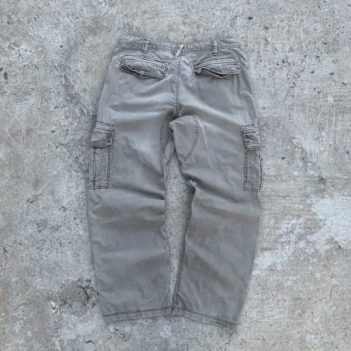 City Streets Vintage John Rocha Crazy Fit Multi-pocket Grunge 00s UsA Size US 36 / EU 52 - 2 Thumbnail
