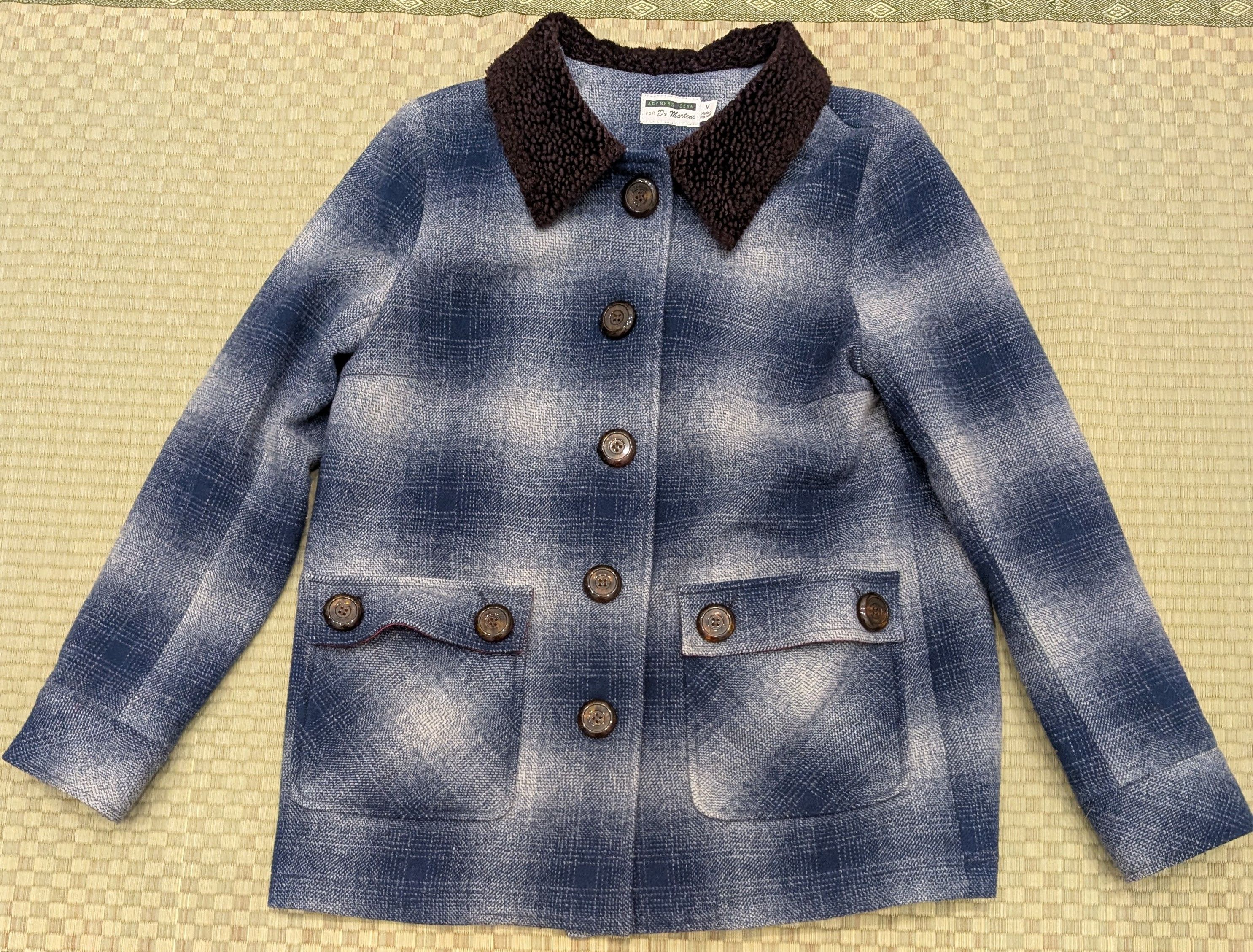 Dr. Martens Agyness Deyn for Dr. Martens Wool Sherpa Collar Coat Size M / US 6-8 / IT 42-44 - 1 Thumbnail