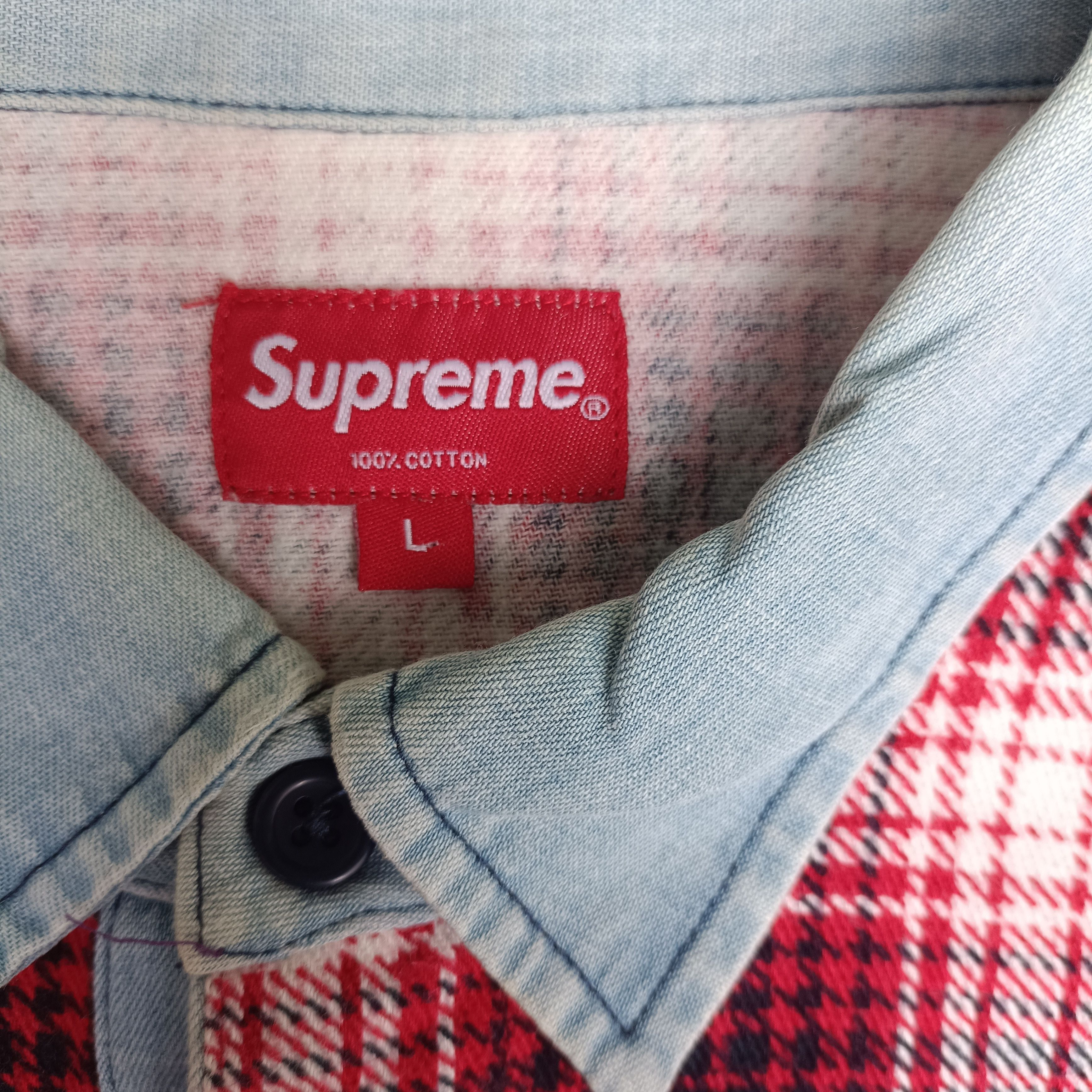 Supreme Supreme Shadow Plaid Rugby FW14 Size US L / EU 52-54 / 3 - 5 Thumbnail