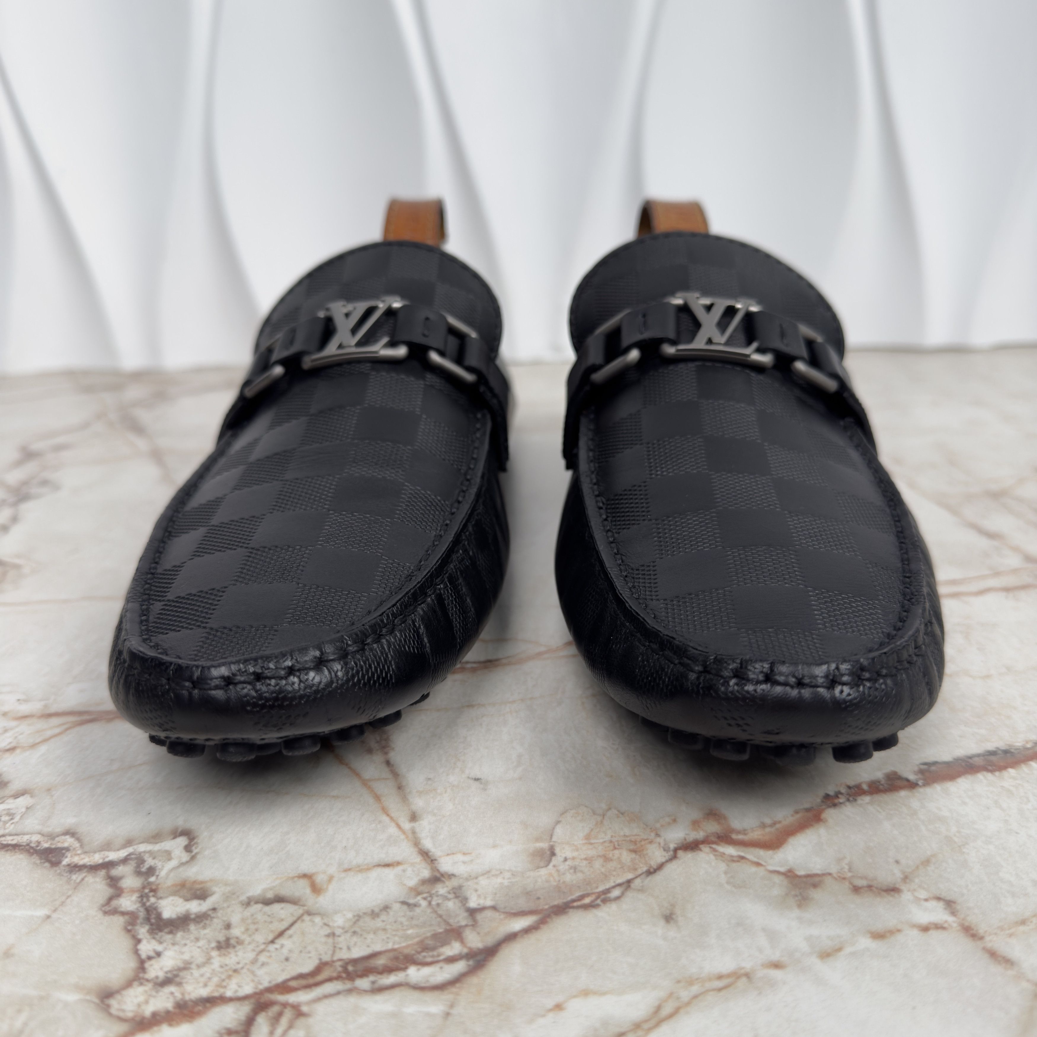 Louis Vuitton Hockenheim Damier Infini Driving Moccasins Size US 10.5 / EU 43-44 - 4 Thumbnail