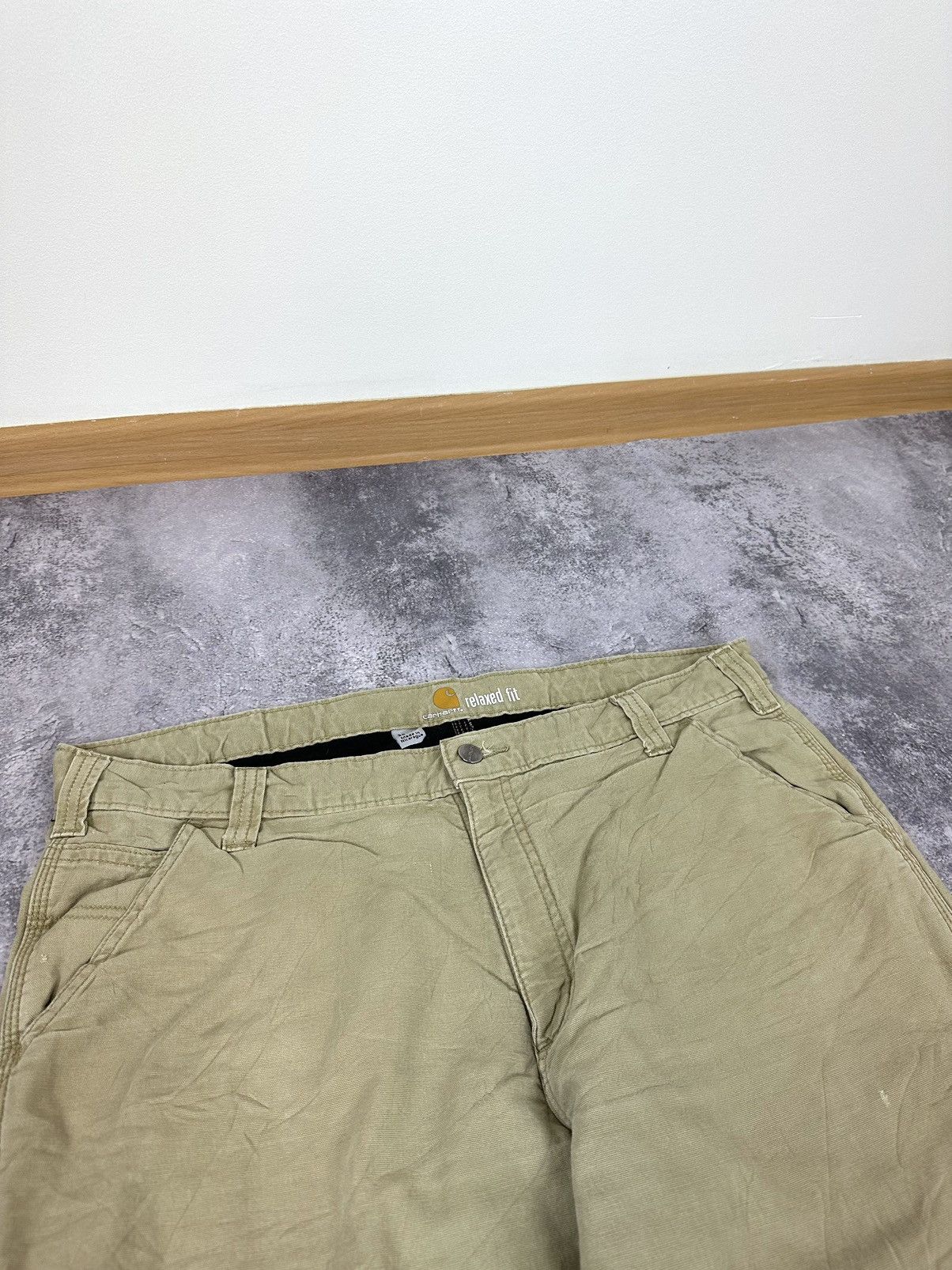 Carhartt Vintage Carhartt Lined Cargo Carpenter USA Baggy Work Pants Size US 38 / EU 54 - 15 Thumbnail