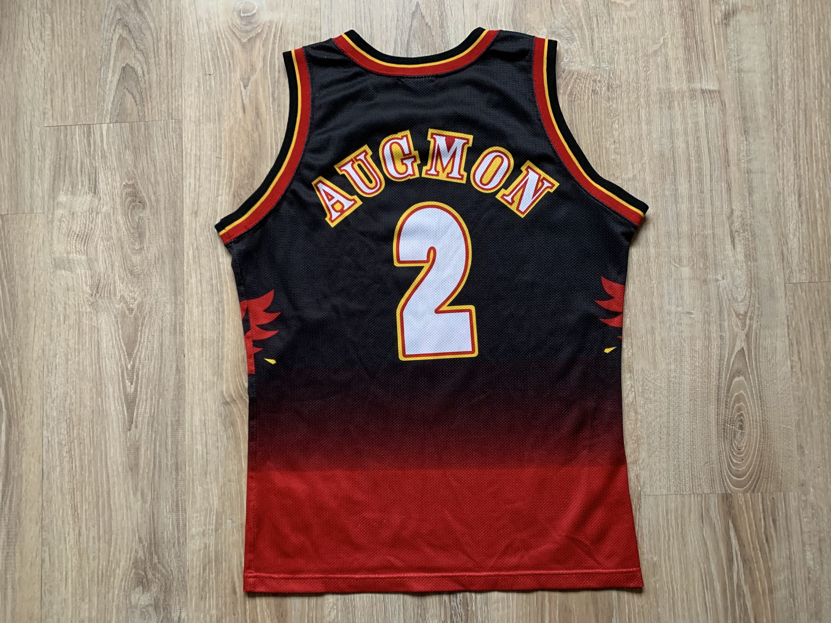 Champion × NBA × Vintage Vintage Champion Atlanta Hawks Stacey Augmon 1995 Jersey Size US S / EU 44-46 / 1 - 2 Thumbnail