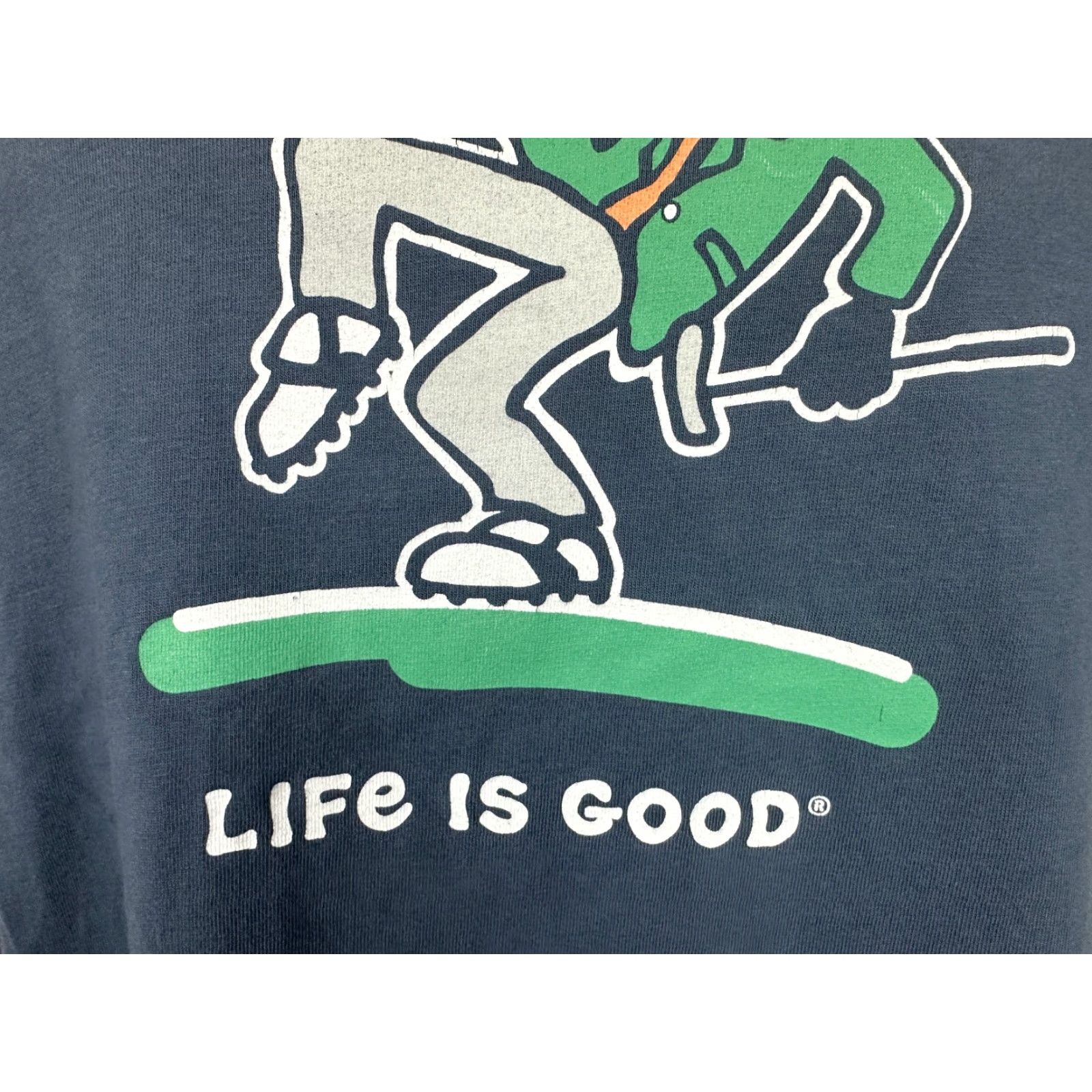 Life is Good Life is Good Shirt Men Medium Blue Golf Masters Sports Crusher Tee Cotton Peru Size US M / EU 48-50 / 2 - 5 Thumbnail