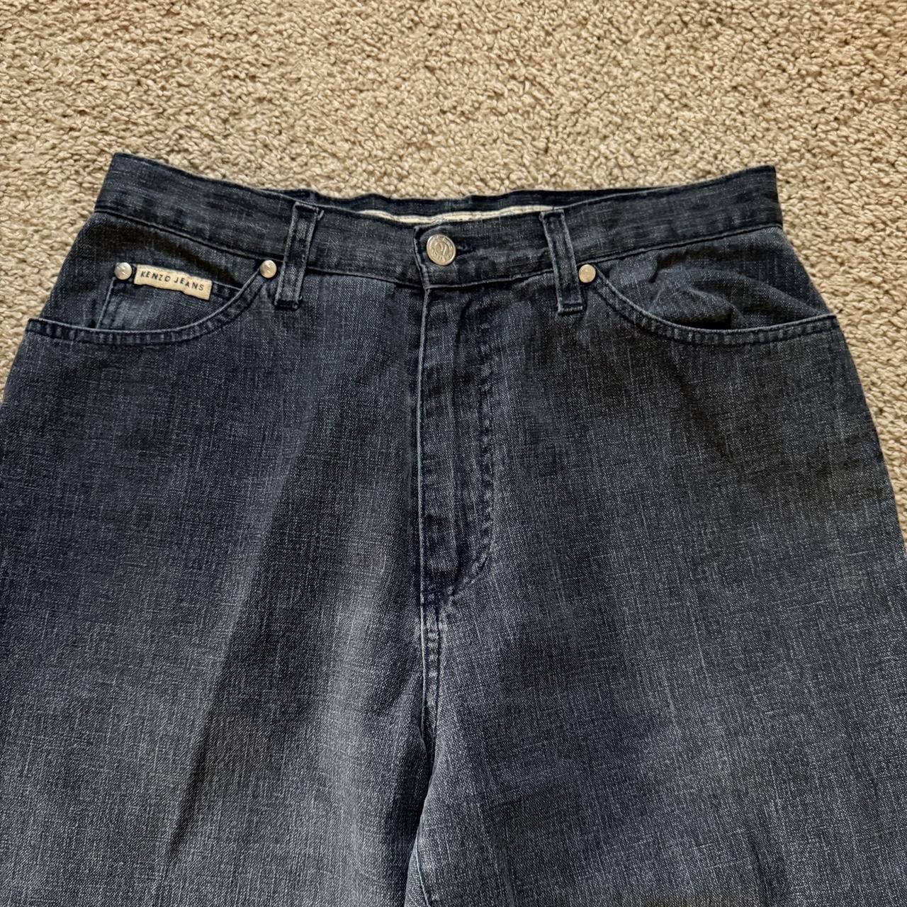 Kenzo Vintage Dark Wash Kenzo Tapered Denim Jeans Size 29" - 2 Thumbnail