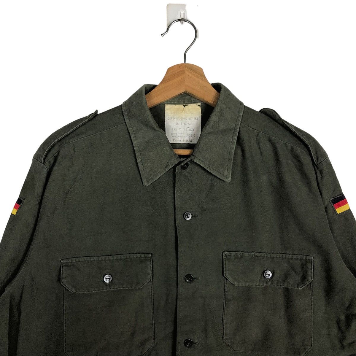 Vintage 🔥50’s True Vintage Military Germany WWII Cargo Jacket Army Size US M / EU 48-50 / 2 - 3 Thumbnail