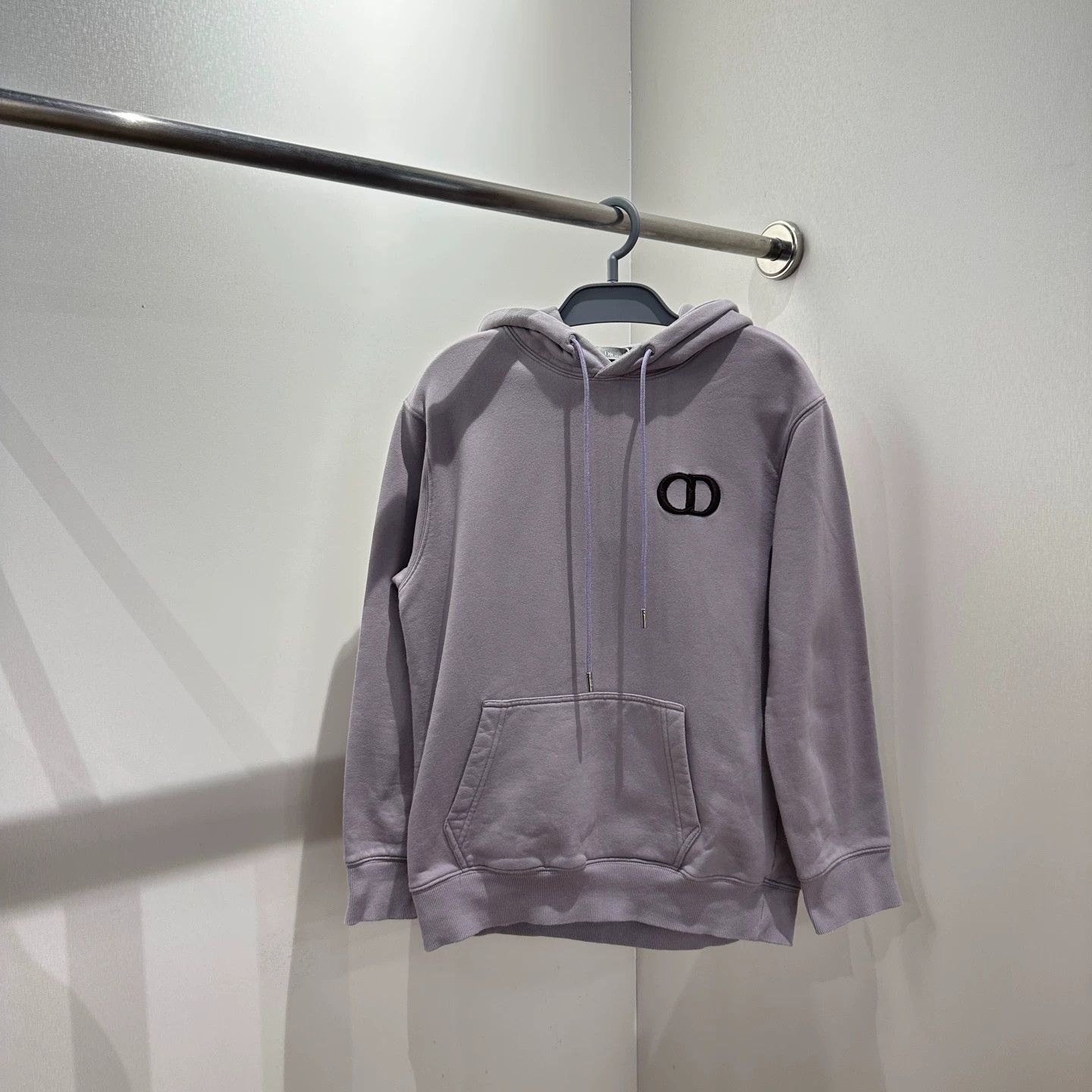 Dior Dior purple CD embroidered hoodie S cotton apr664 Size S / US 4 / IT 40 - 1 Thumbnail