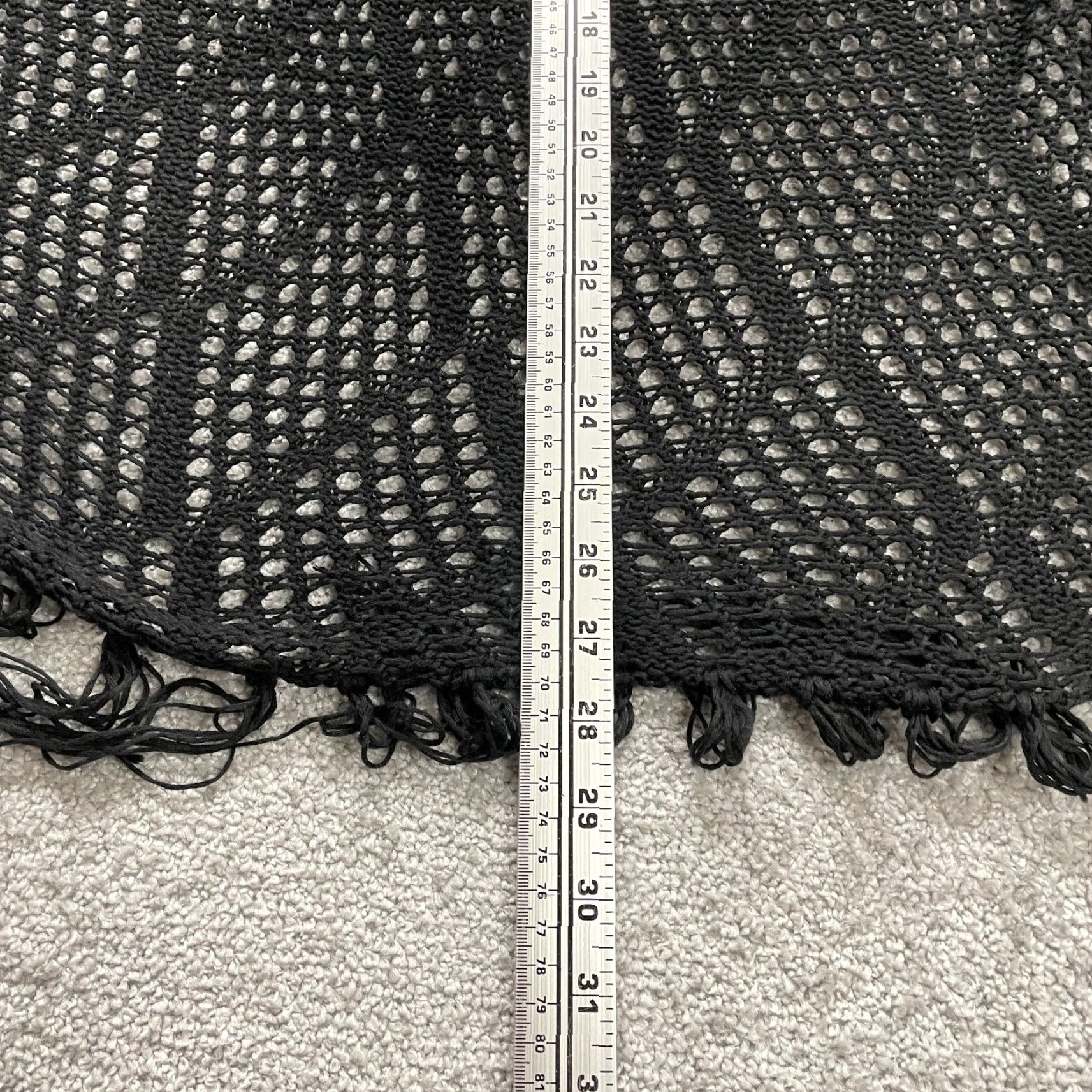 Vintage VINTAGE No Boundaries Women's Beach Cover Up Sleeveless Crochet Black Large Swimwear Size ONE SIZE - 8 Thumbnail