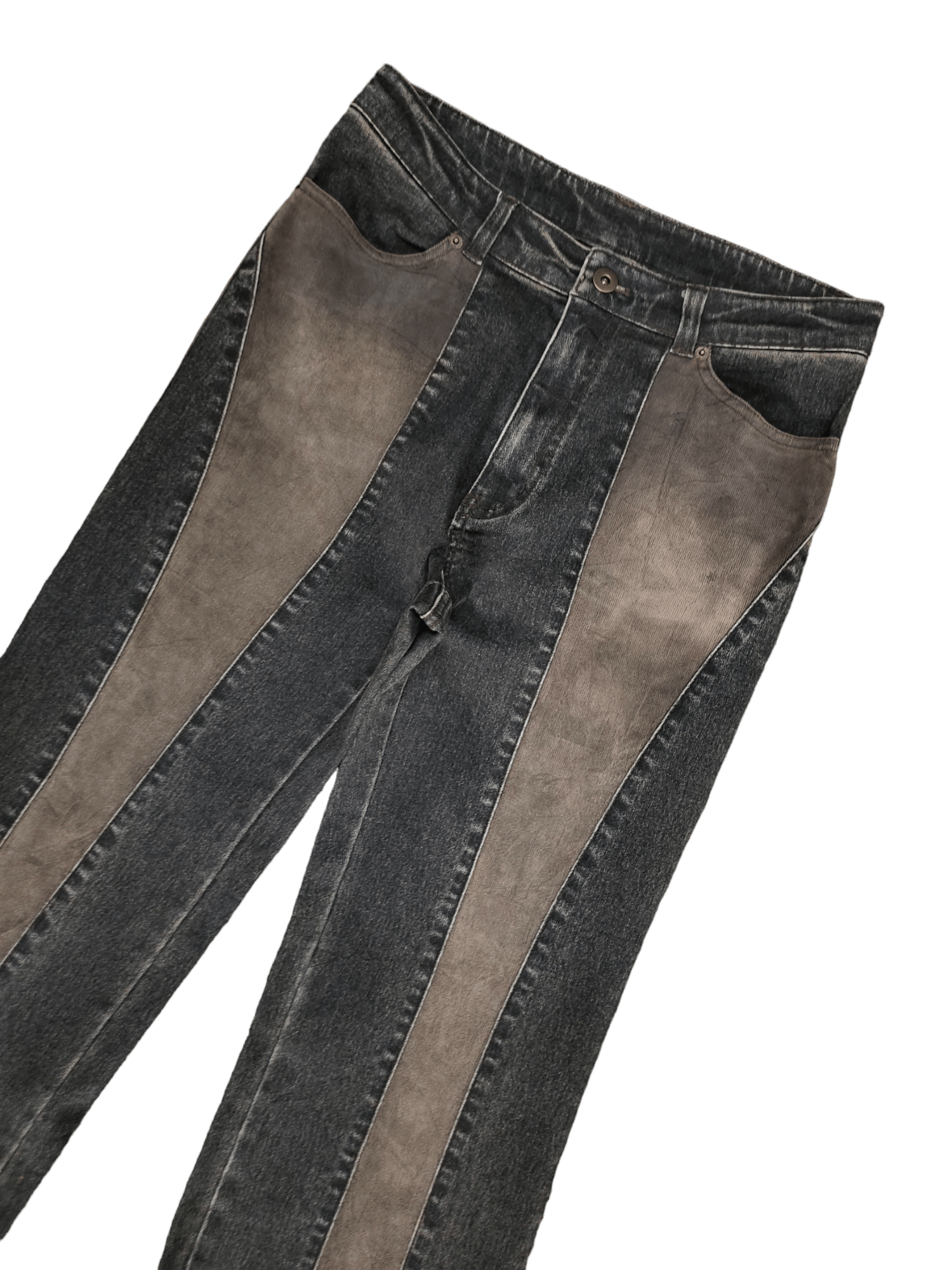 Le Grande Bleu (L.G.B.) Flare Jeans Passionate Two Tone Boot Cut Y2k Lgb Size US 28 / EU 44 - 3 Thumbnail