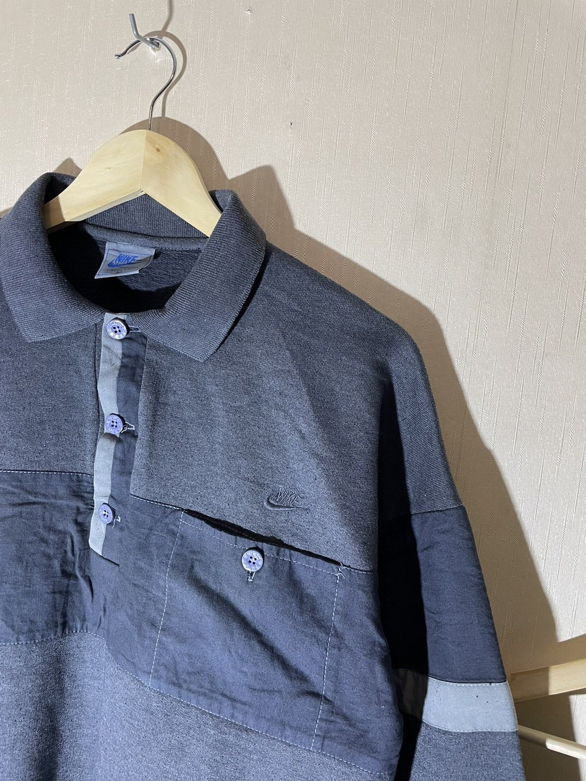 Nike × Vintage Nike vintage y2k streetwear sweatshirt 90s Size US M / EU 48-50 / 2 - 2 Thumbnail
