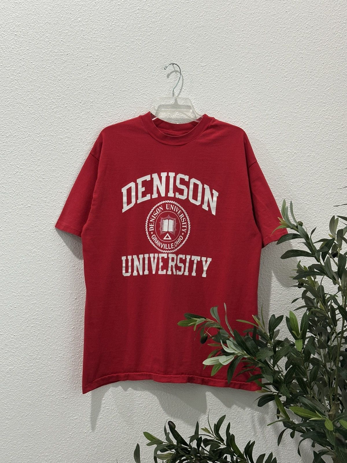 Other Vintage 80s Denison University Tshirt Single Stitch USA Made Size US XXL / EU 58 / 5 - 1 Thumbnail