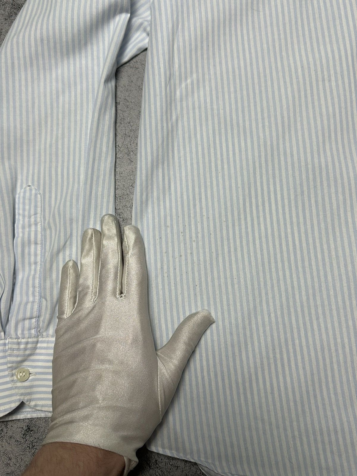 Valentino Vintage Valentino Chemises Long Sleeve Striped Shirt Size US M / EU 48-50 / 2 - 8 Thumbnail