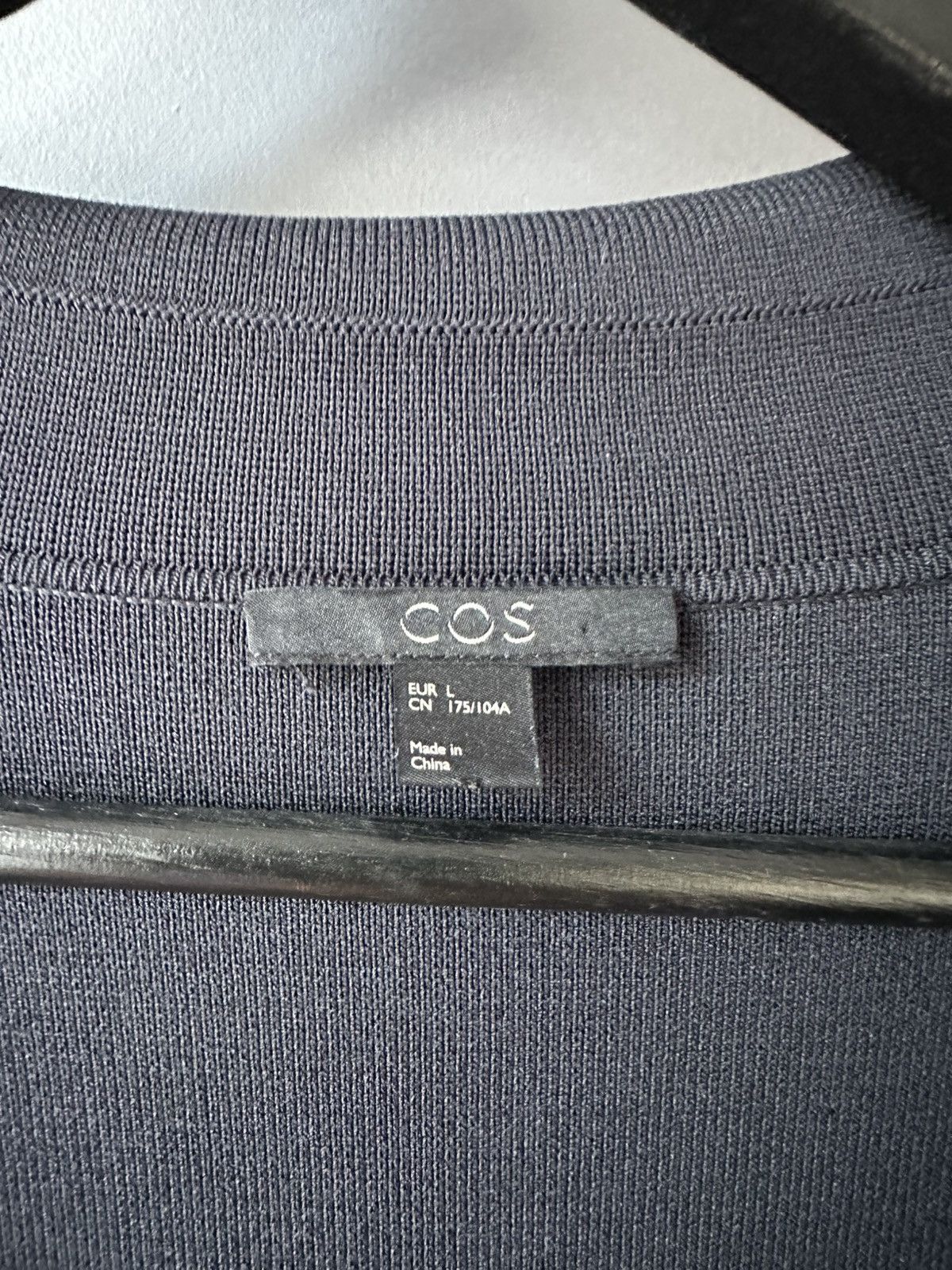 Cos COS dark navy drape style cardigan jacket Large Size L / US 10 / IT 46 - 5 Thumbnail