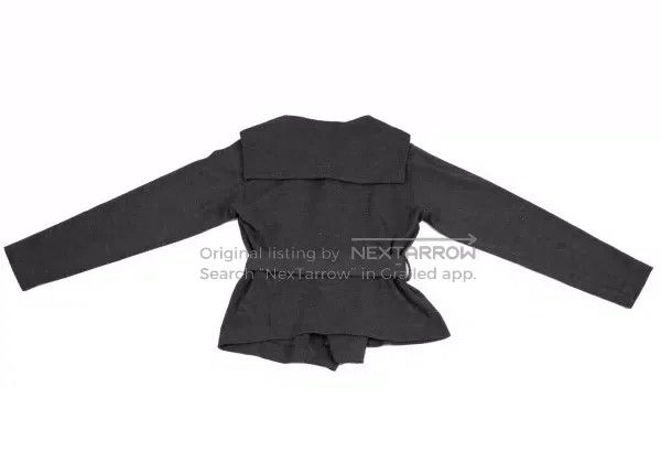 Other Comme Des Garcons Navy collar asymmetric coat Size M / US 6-8 / IT 42-44 - 6 Thumbnail
