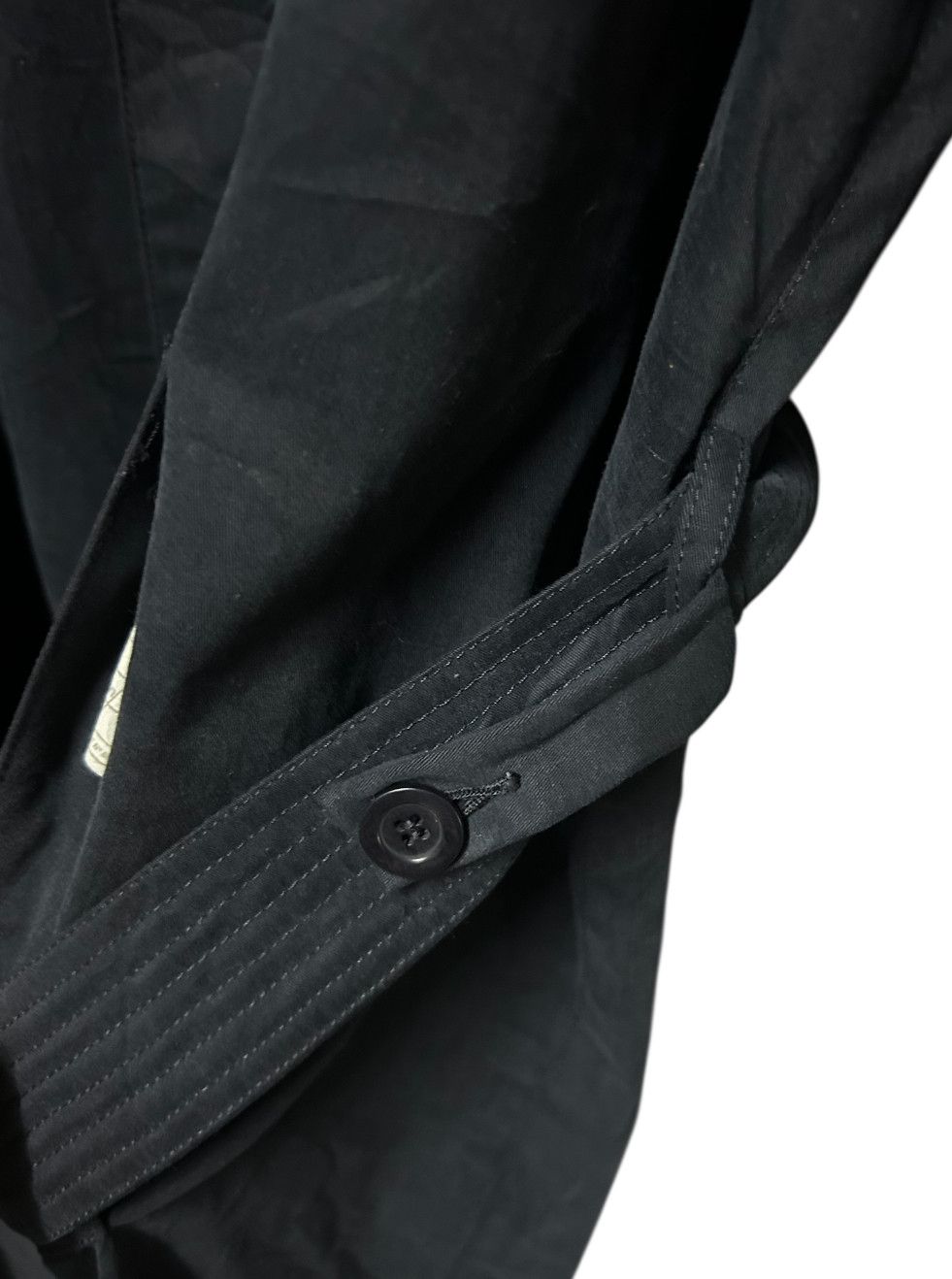 Giorgio Armani Giorgio Armani Long Trench Jacket Navy Blue Size US L / EU 52-54 / 3 - 4 Thumbnail