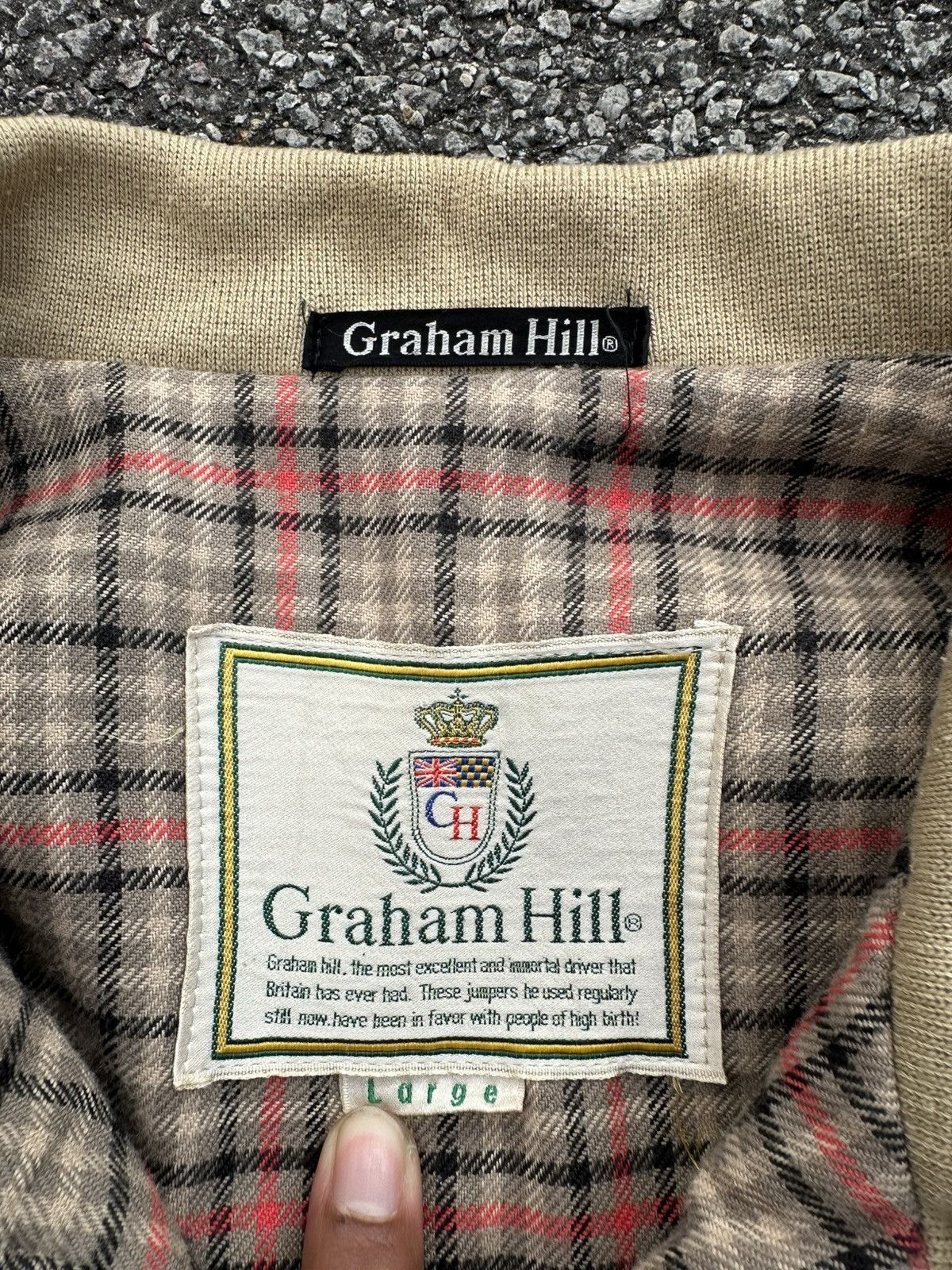 Vintage 👹Vintage Graham Hills Blanked Lined Bomber Jacket Size US M / EU 48-50 / 2 - 8 Thumbnail