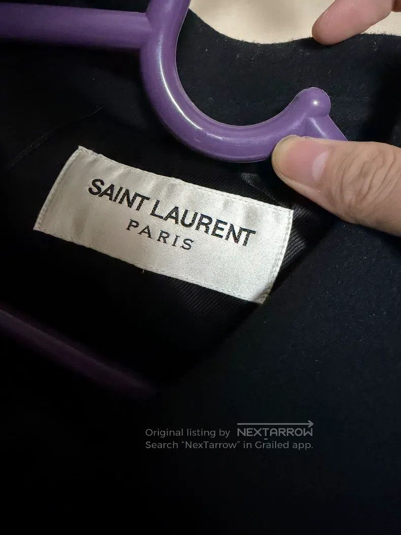 Saint Laurent Paris Saint Laurent Paris Gold Button Coat Size US S / EU 44-46 / 1 - 6 Thumbnail