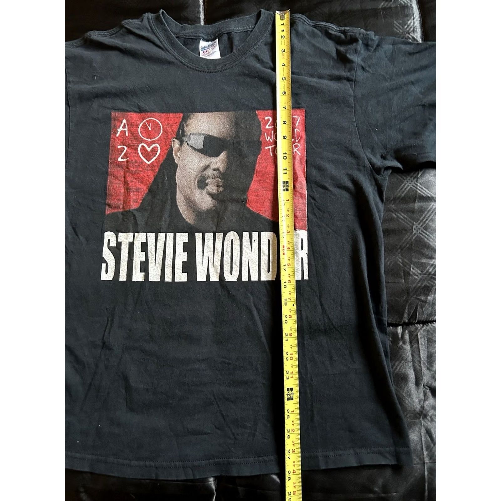 Vintage Stevie Wonder World Tour 2007 Concert T-Shirt Men’s Size L Black Two Sided Shirt Mens L Black Stevie Wonder World Tour 2007 Concert T-Shirt Two Sided Size US L / EU 52-54 / 3 - 5 Thumbnail