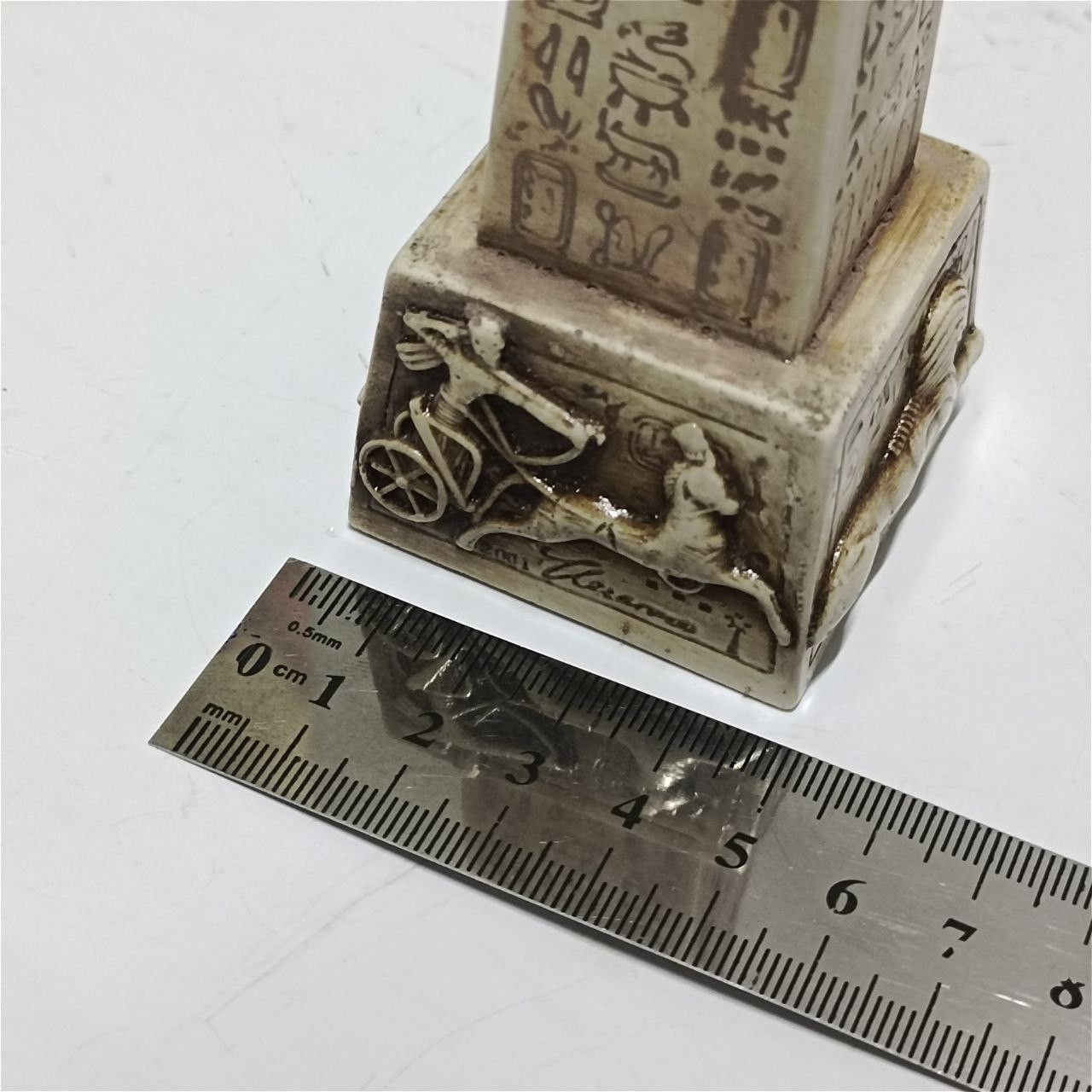 Handmade Egyptian Obelisk Statue – Ancient Hieroglyphic Decor Size ONE SIZE - 5 Thumbnail