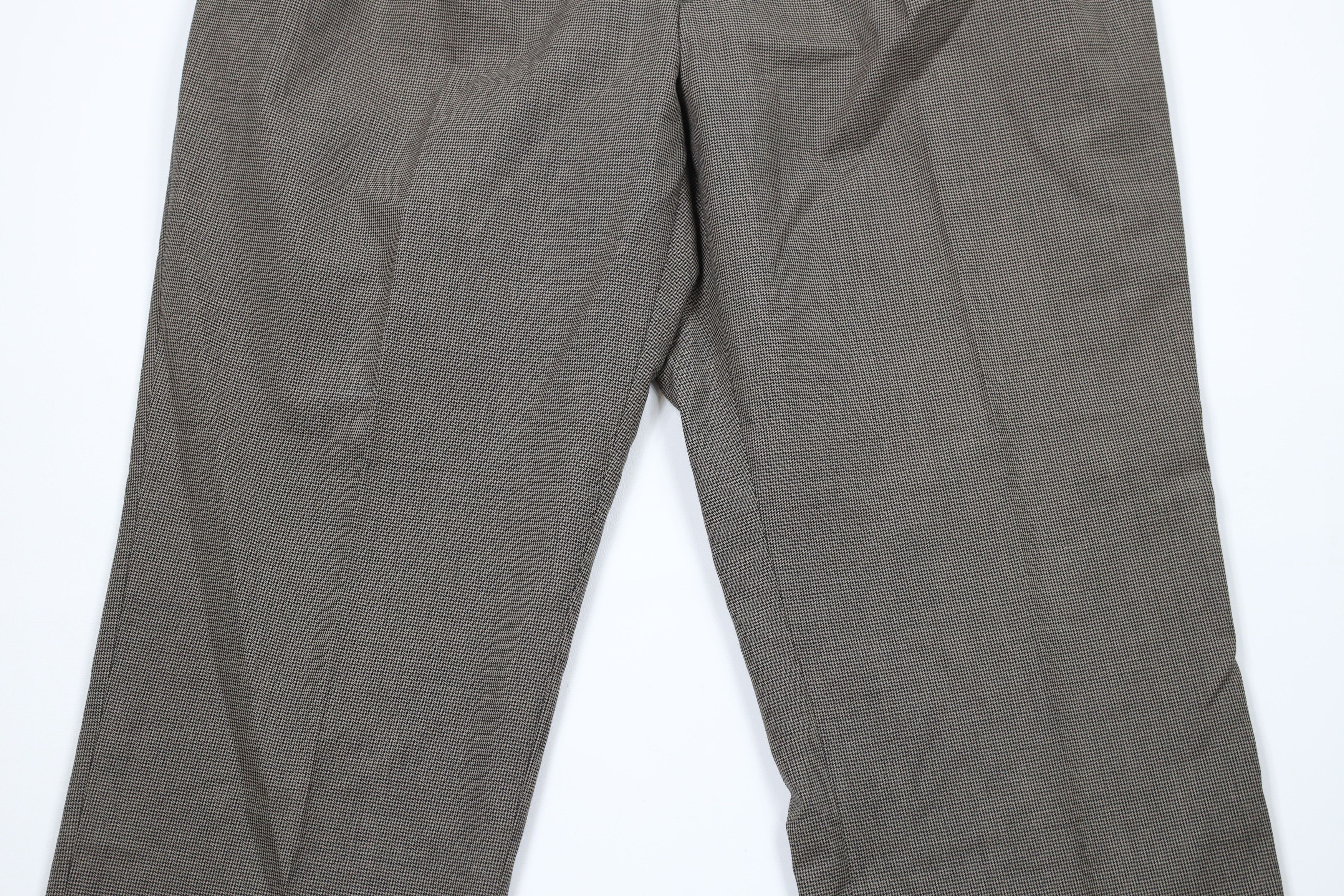 Vintage Vintage 90s Streetwear Wool Houndstooth Wide Leg Chino Pants Size US 38 / EU 54 - 3 Thumbnail