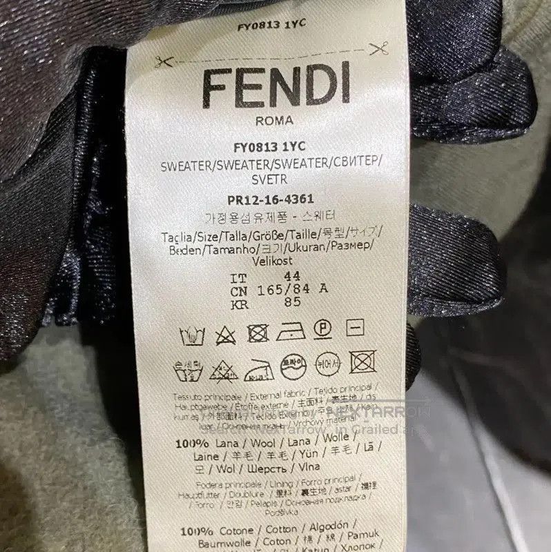 Fendi Fendi Green Wool Men's Outerwear Jacket . Size US M / EU 48-50 / 2 - 9 Thumbnail