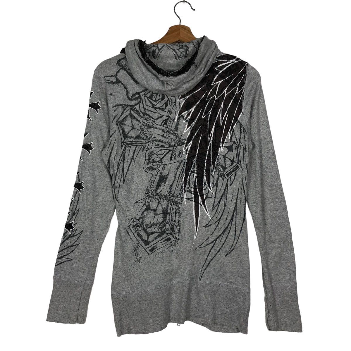 Hysteric Glamour 🔥Rare Hoodie Jacket Bondage Punk Design Over Print Ghtz Size US S / EU 44-46 / 1 - 7 Thumbnail