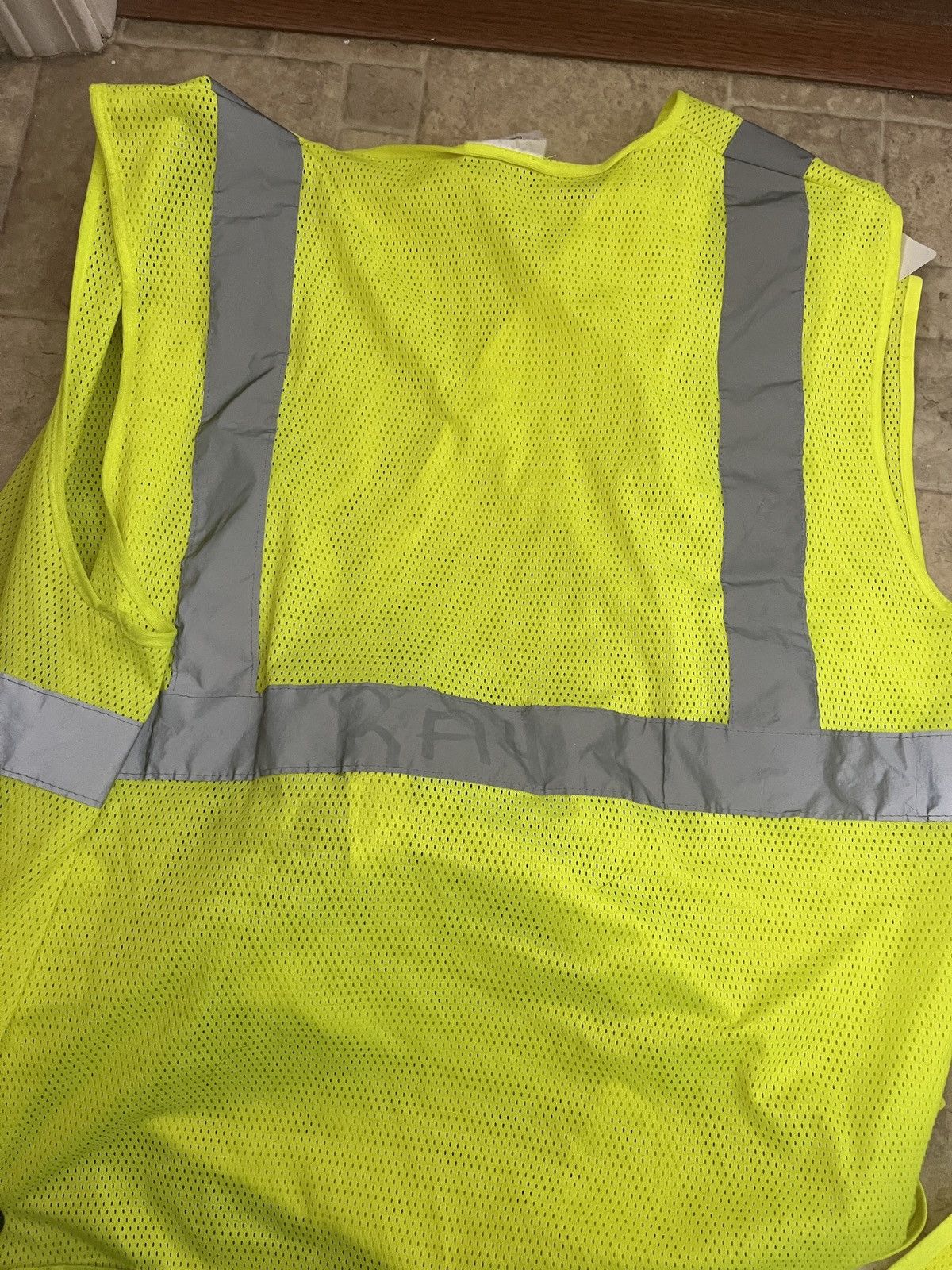 Vintage Bundle of 3 Safety Vest Workwear Reflective Neon Size US XL / EU 56 / 4 - 8 Thumbnail