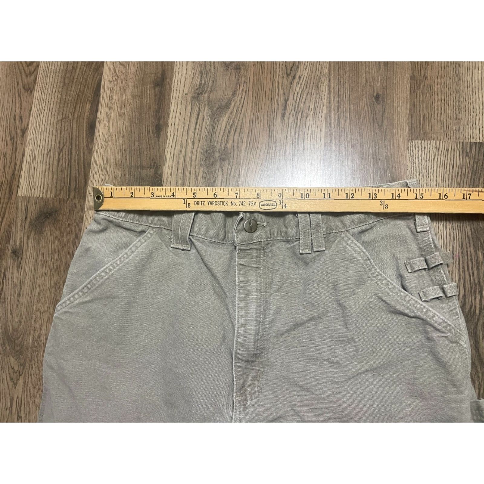 Carhartt VINTAGE Carhartt Pants Mens 33 Brown Cargo Pants Pockets Regular 30.5in Inseam Navy? Size US 33 - 6 Thumbnail