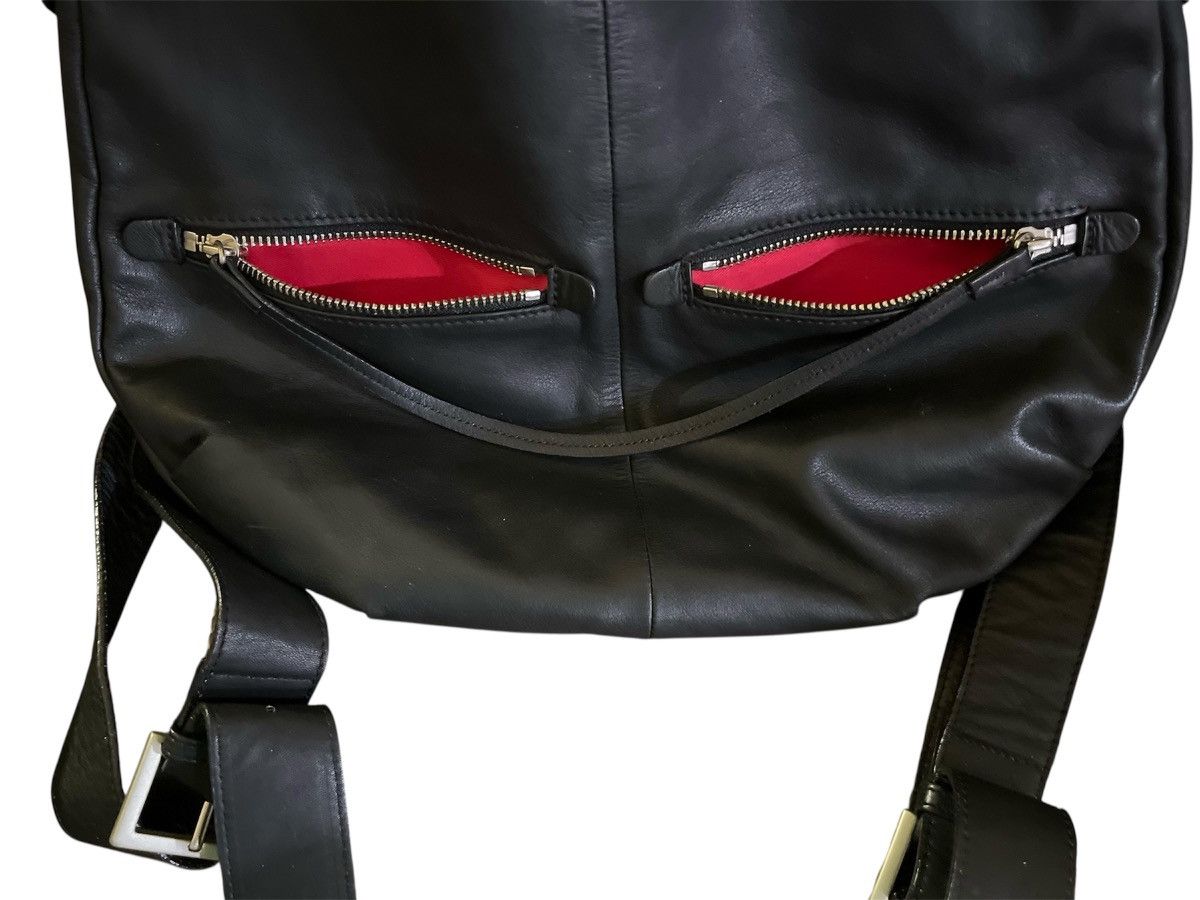 Yohji Yamamoto KAWA KAWA JAPAN By YOHJI YAMAMOTO FULL LEATHER BACKPACK Size ONE SIZE - 4 Thumbnail