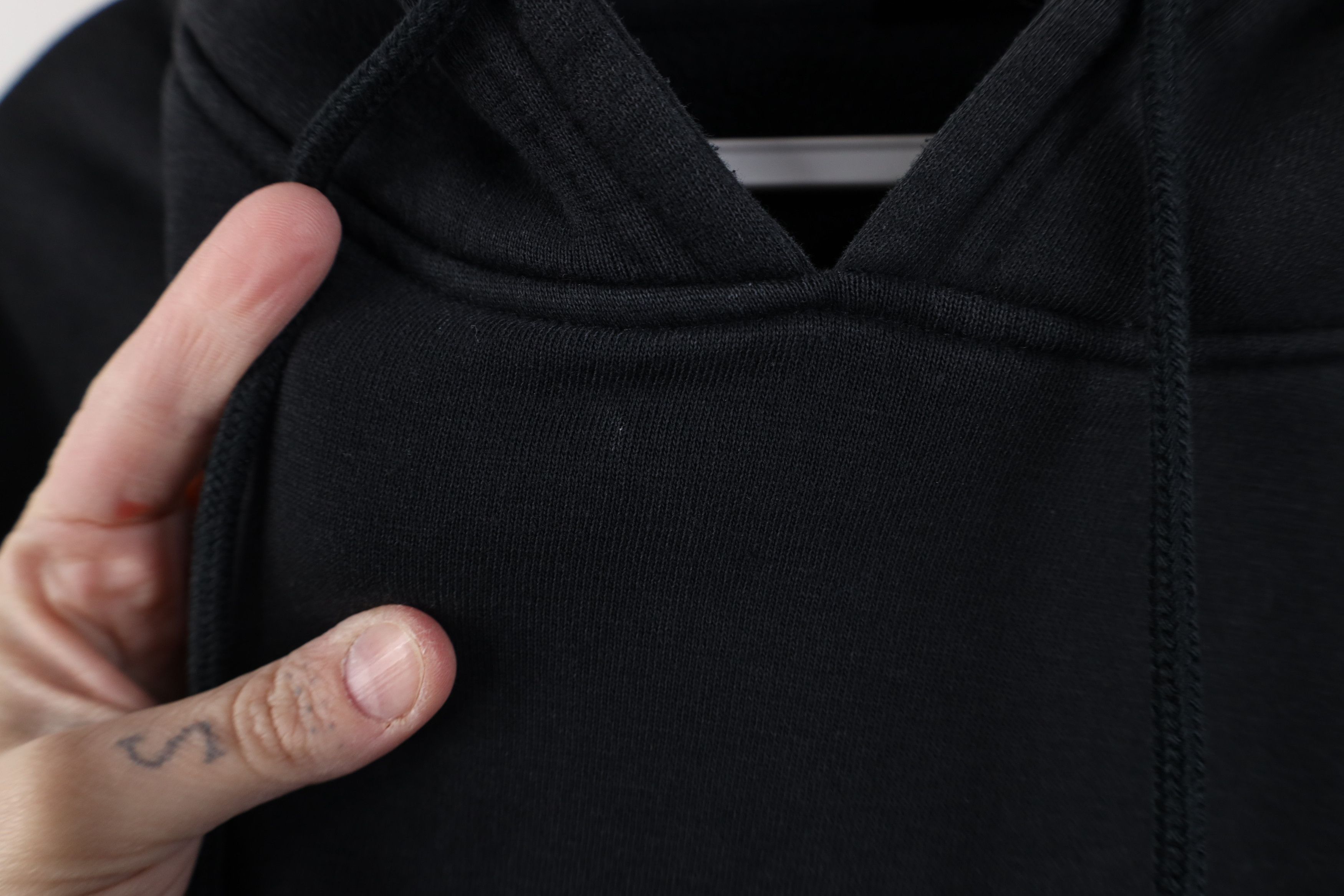 Vintage Vintage Y2K Streetwear Heavyweight Hoodie Sweatshirt Black Size US L / EU 52-54 / 3 - 4 Thumbnail