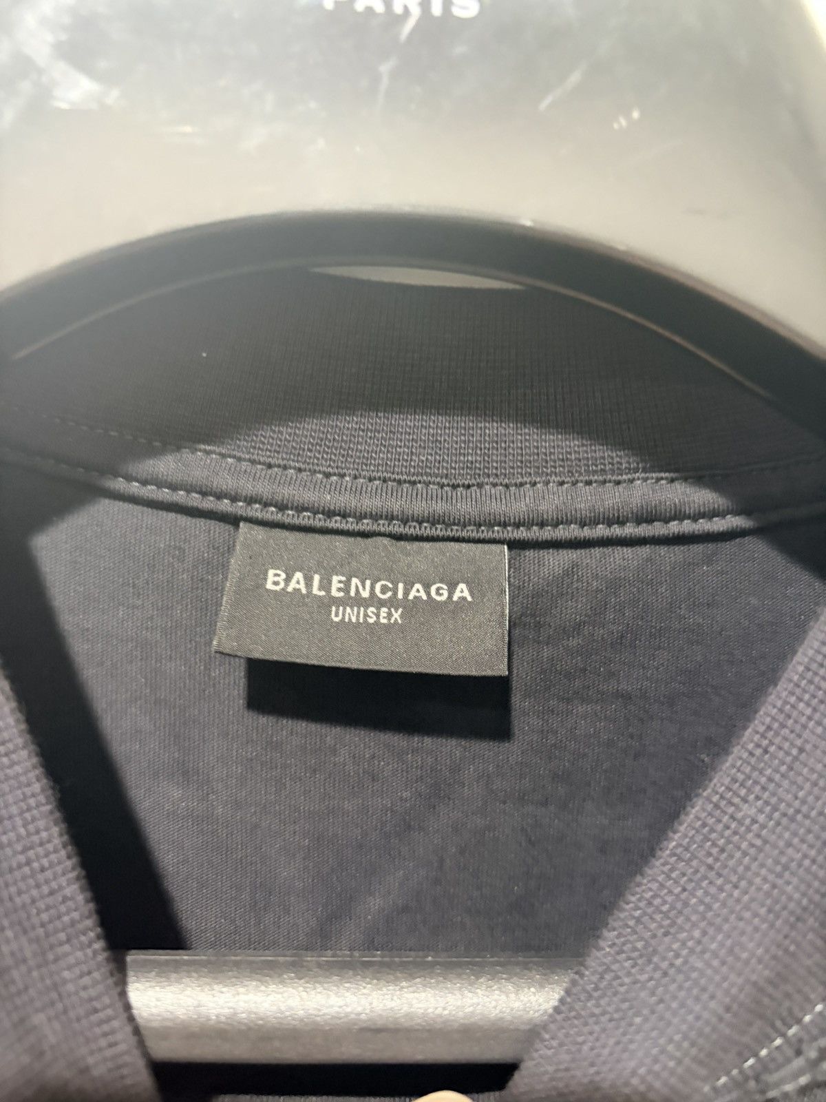 Balenciaga Tape logo tee Size US L / EU 52-54 / 3 - 4 Thumbnail