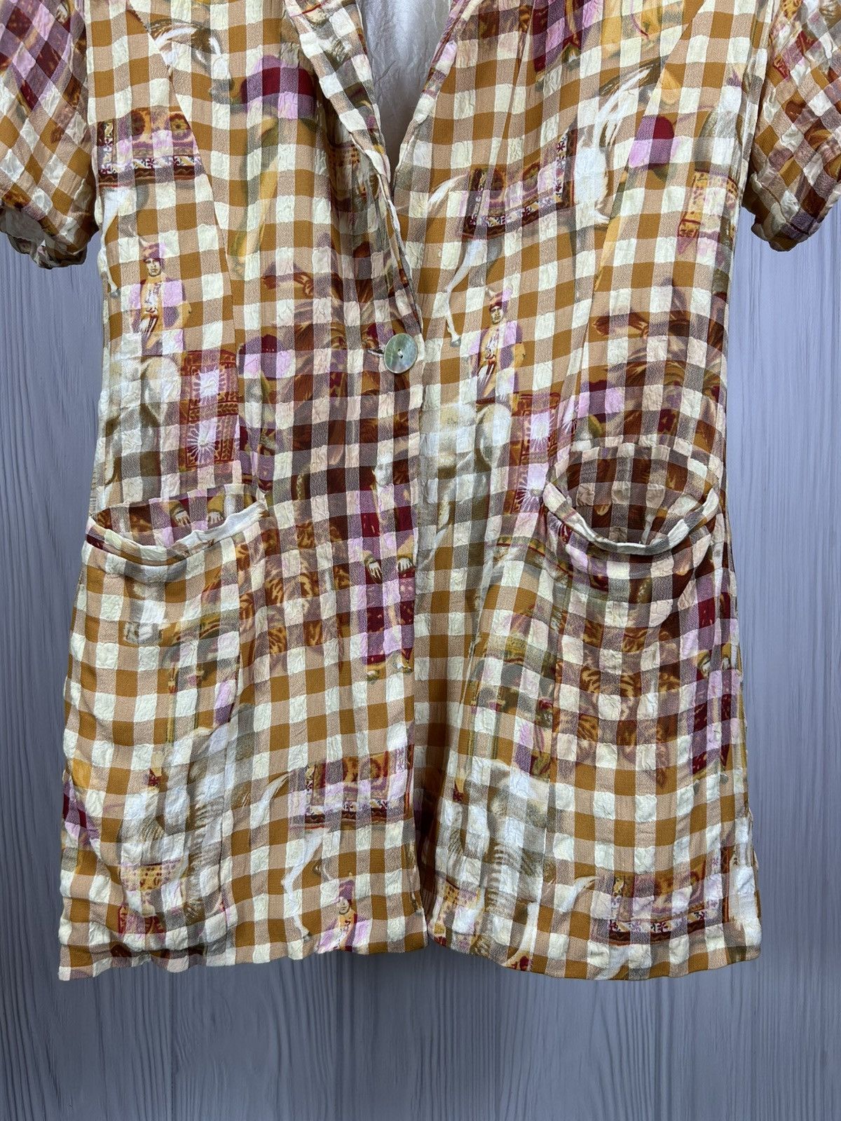 Designer × Sandro Vintage Sandro Blouse Shirt Size 2 Designer Size S / US 4 / IT 40 - 5 Thumbnail