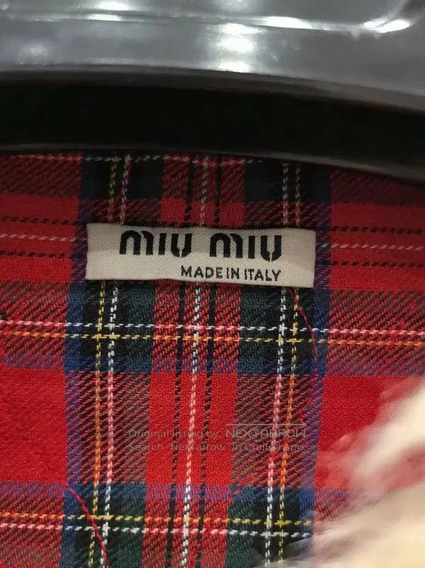 Miu Miu Miu Miu Blue Denim Jacket with Fur Collar . Size XS / US 0-2 / IT 36-38 - 5 Thumbnail