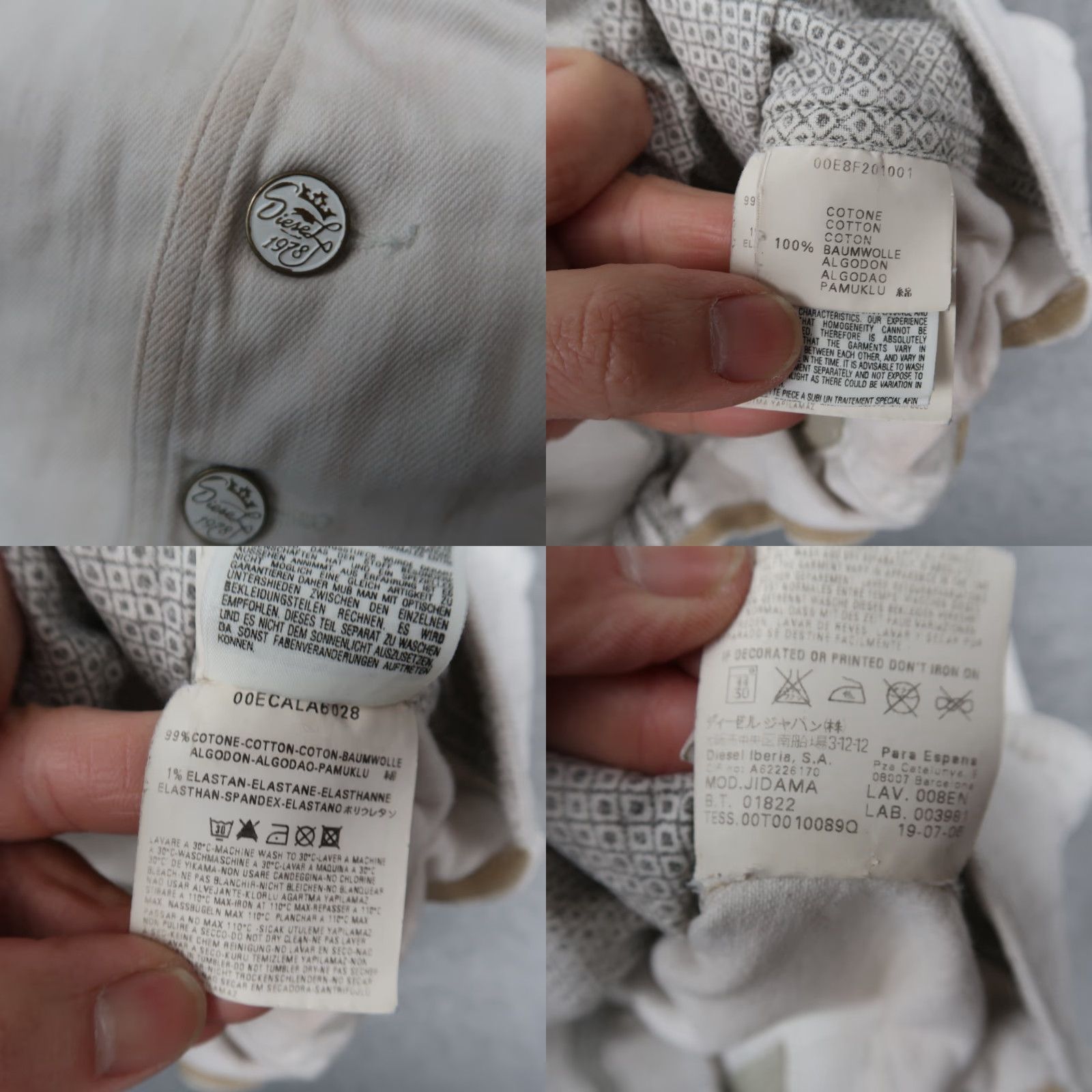 Diesel VINTAGE Diesel Denim Vest Jacket Women Size XL Women Studded Western Vest Casual White Denim Vest XL Women Western Studded Diesel Vintage Size XL / US 12-14 / IT 48-50 - 9 Thumbnail