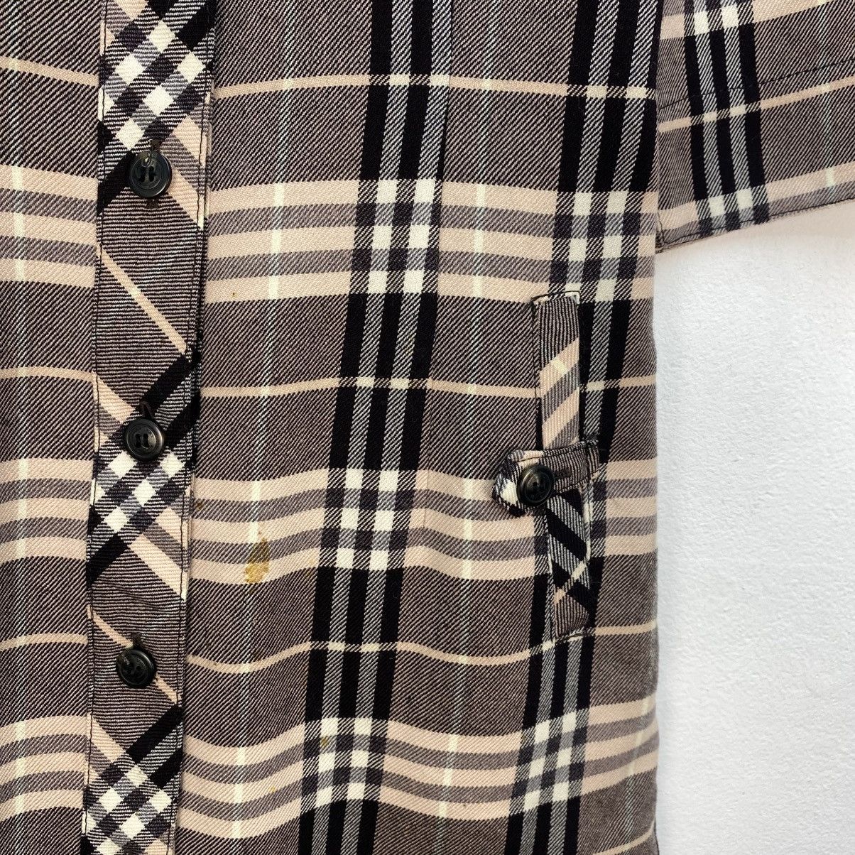 Burberry Burberrys Belted Dress Plaid Size S / US 4 / IT 40 - 7 Thumbnail