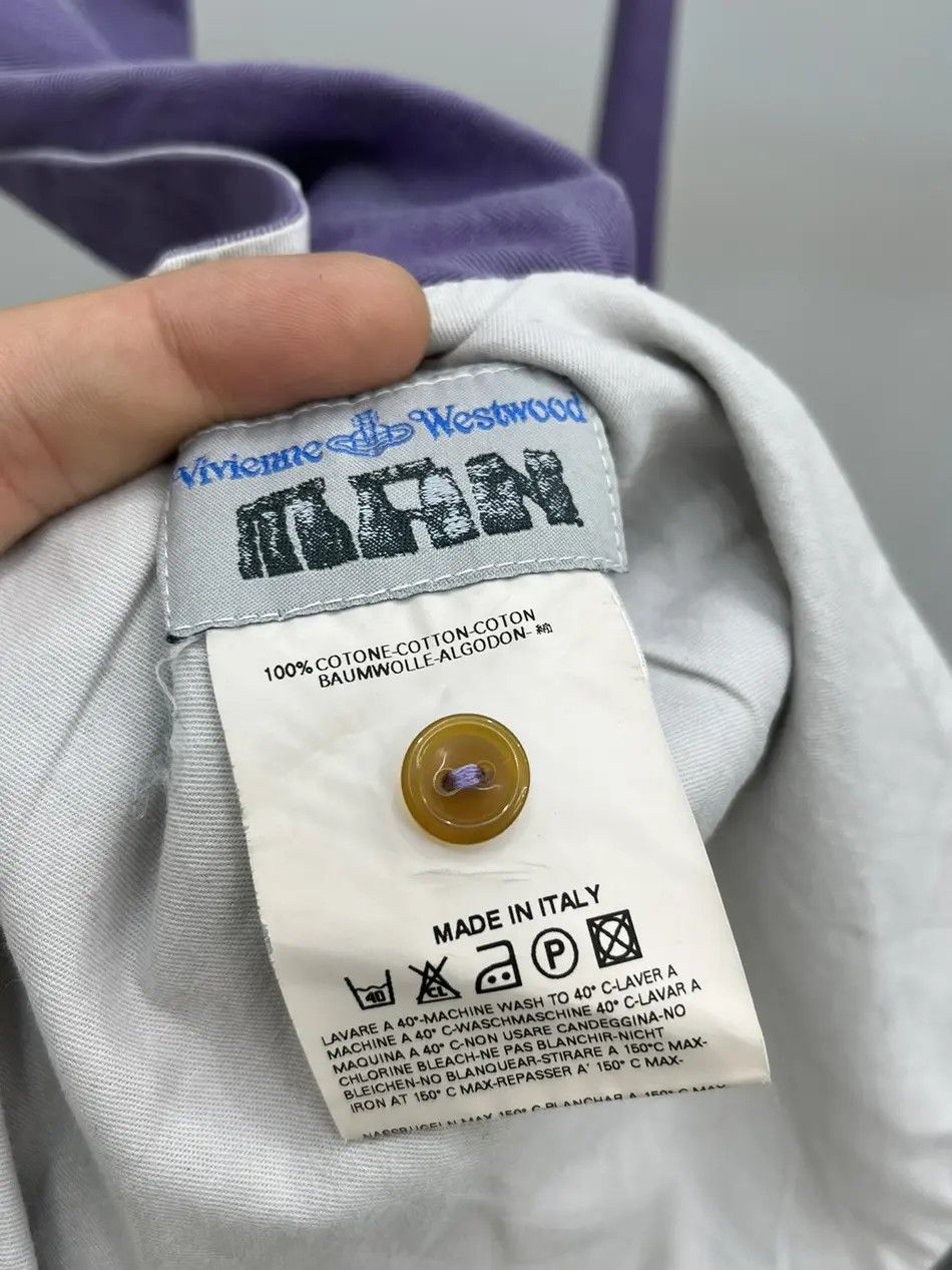 Vivienne Westwood Vivienne Westwood Orb Logo Embroidered Cotton Tie Size ONE SIZE - 5 Thumbnail