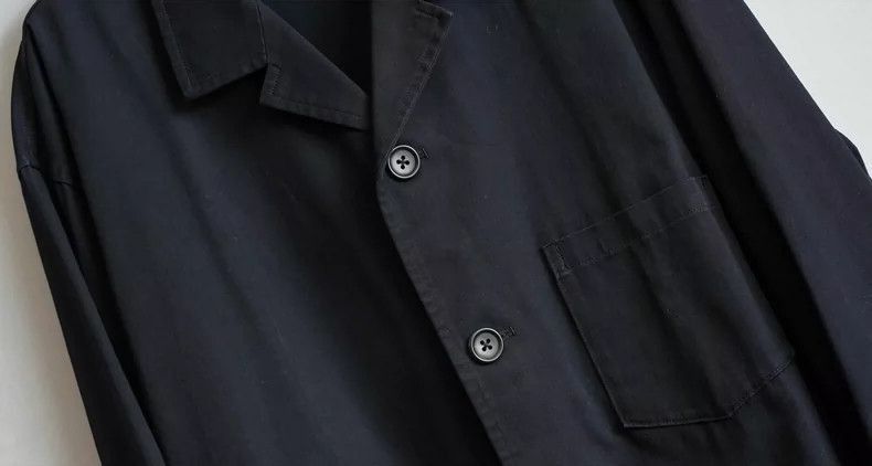 Yohji Yamamoto Yohji Yamamoto Yohji Yamamoto Pocket Worker Jacket Size M Size US M / EU 48-50 / 2 - 2 Thumbnail