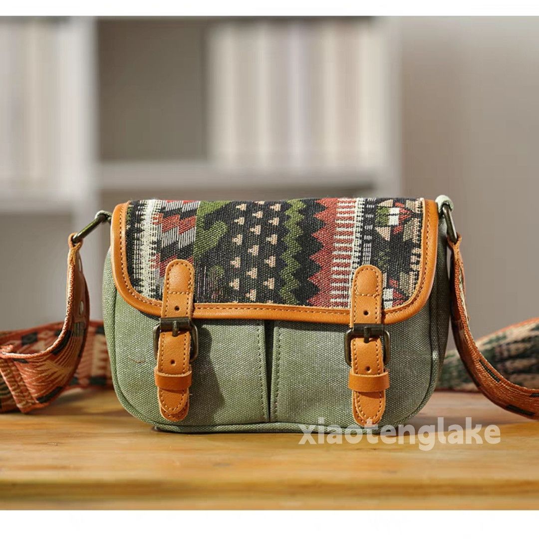 Designer × Leather washed faded cleanfit yuppie outdoor shoulder bag Size ONE SIZE - 1 Thumbnail