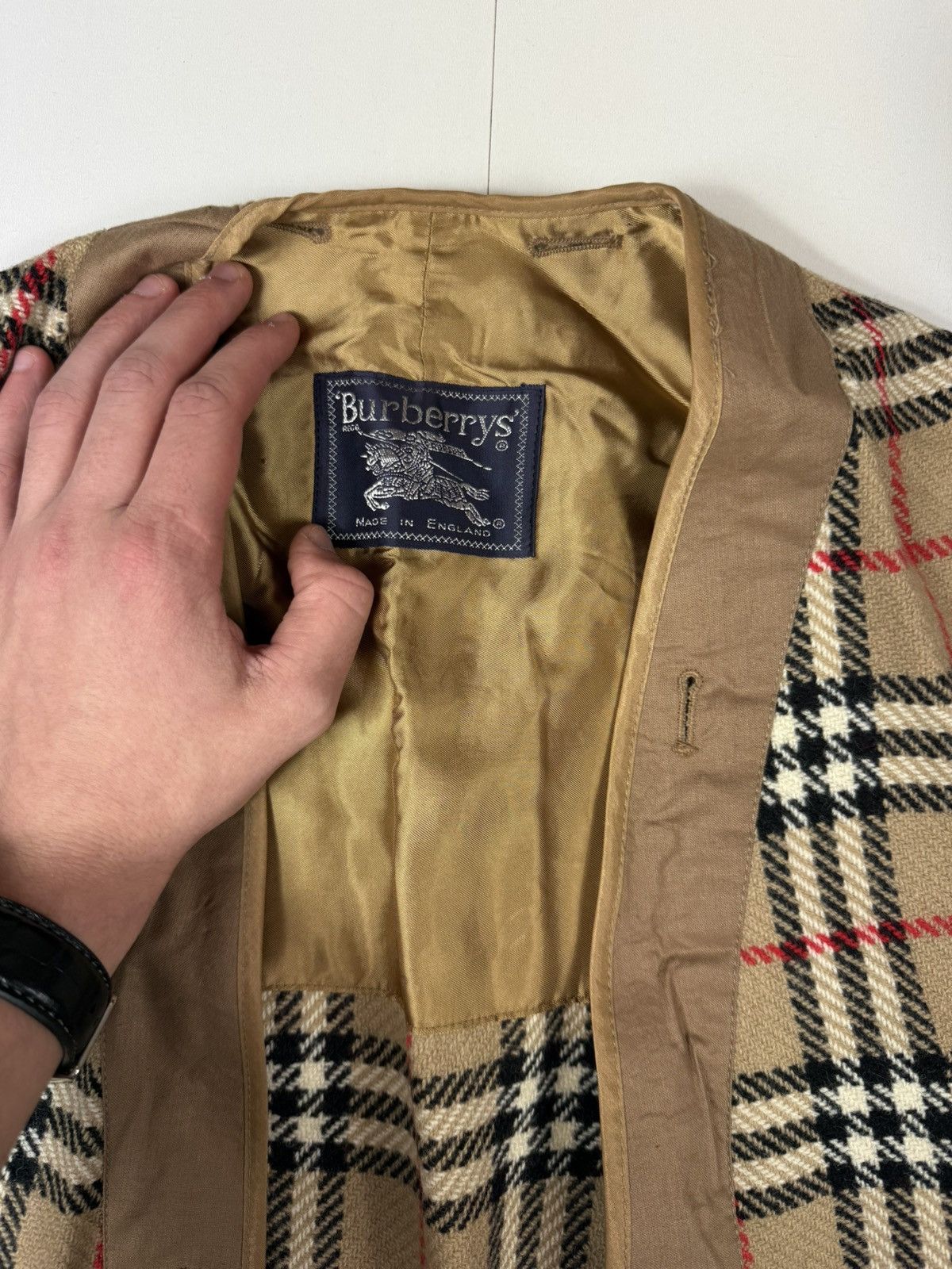 Burberry Burberry Vintage Check Trench Liner Vest Size US L / EU 52-54 / 3 - 2 Thumbnail