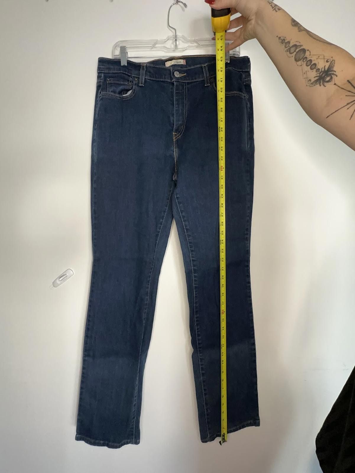 Levi's Levi's 505 Regular Fit Straight Leg Jeans - Sz. 14 Long Size 36" / US 14 / IT 50 - 5 Thumbnail