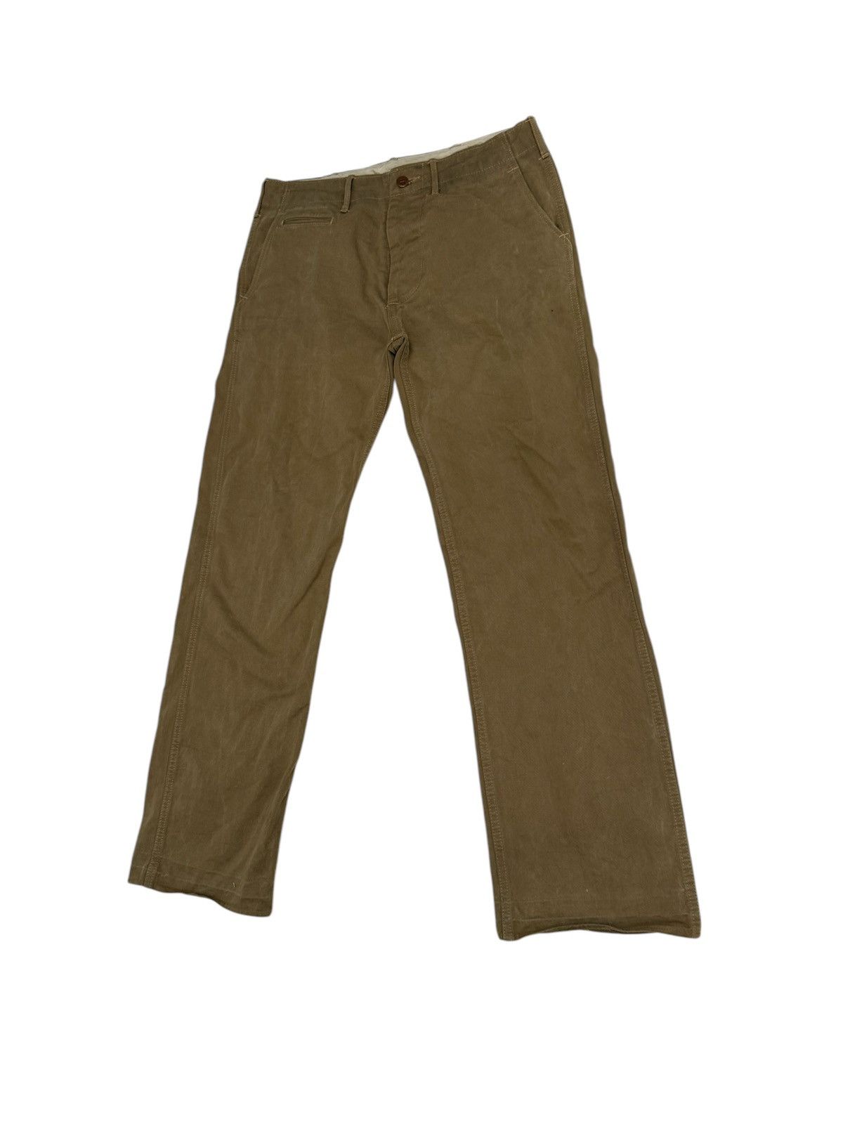 Japanese Brand × Kapital “Legacy in Every Stitch Union Made Wear Well Navy Type Khaki Size US 32 / EU 48 - 2 Thumbnail