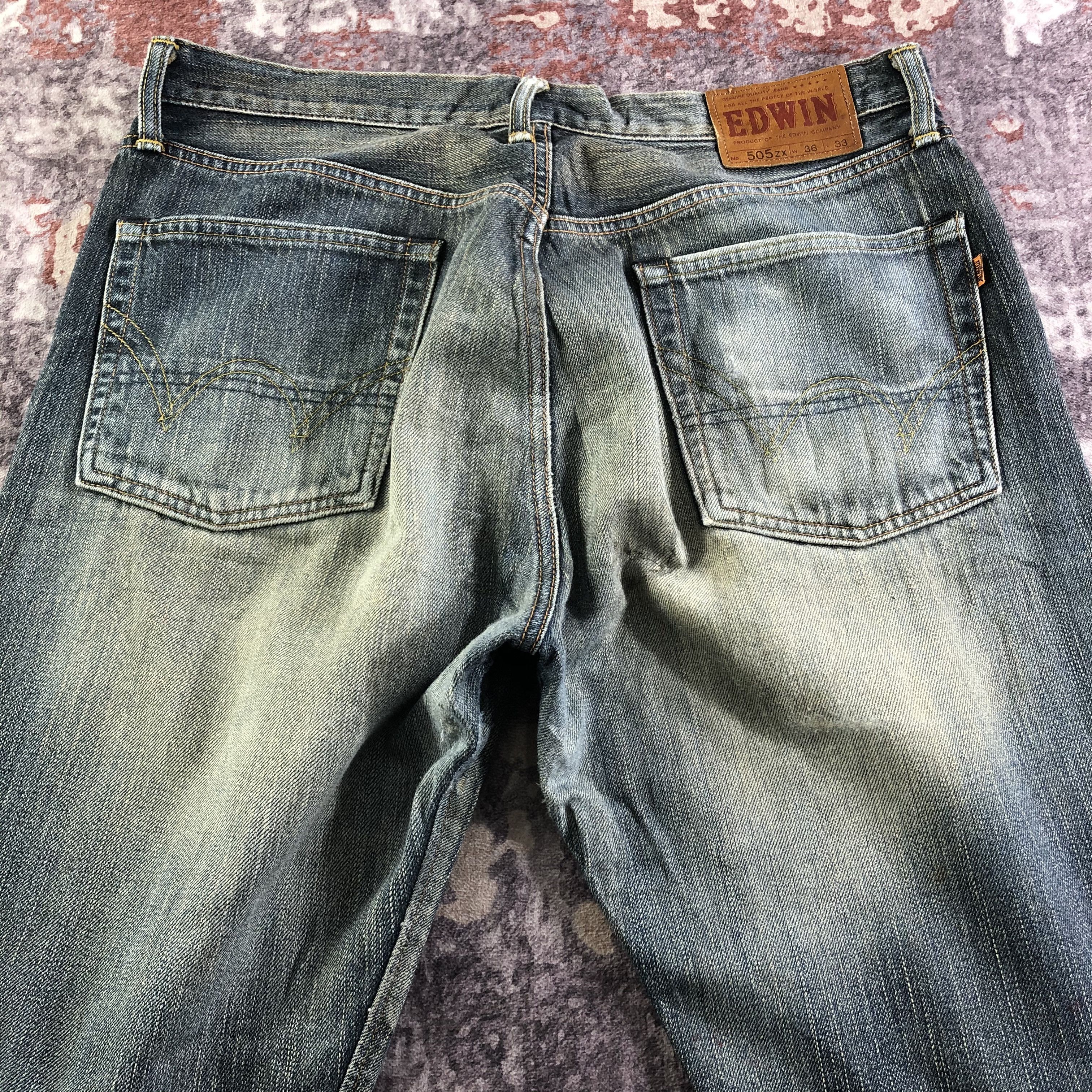 Edwin Vintage Edwin 505 Selvedge Jeans-JM3668 Size US 37 - 4 Thumbnail