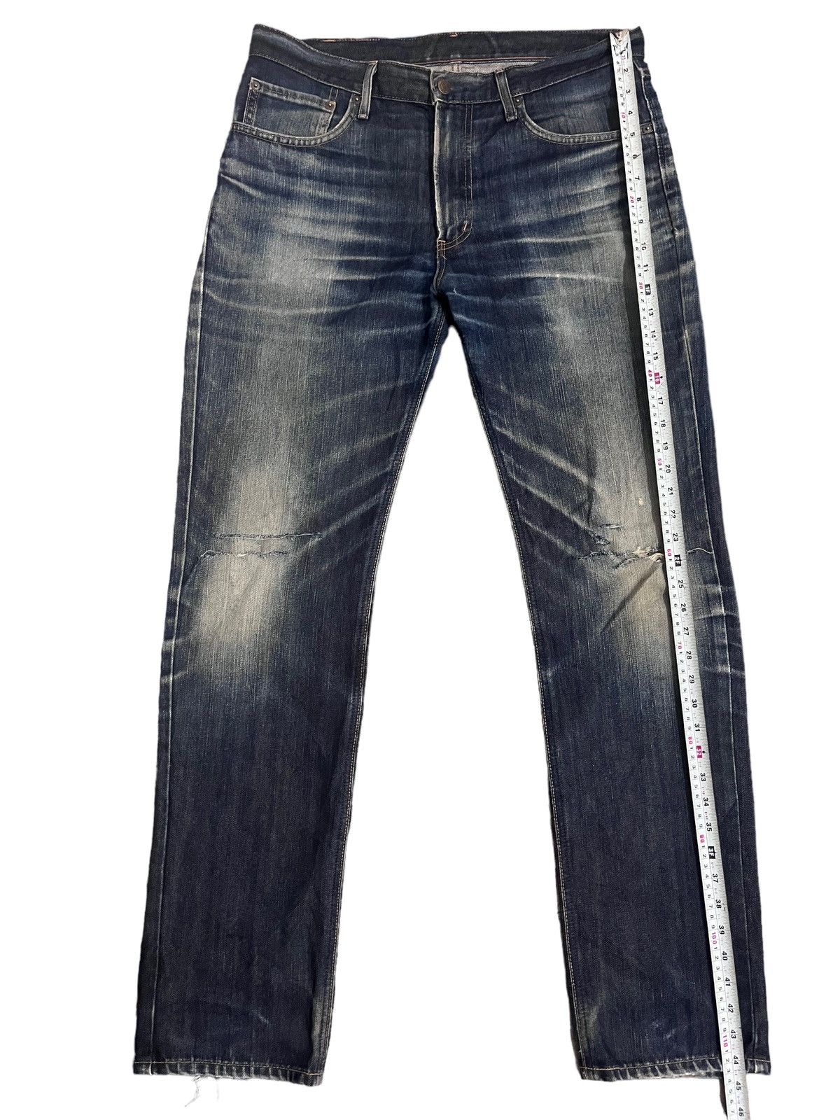 Edwin Vintage Edwin 503 Distress Style Denim Size US 34 / EU 50 - 16 Thumbnail