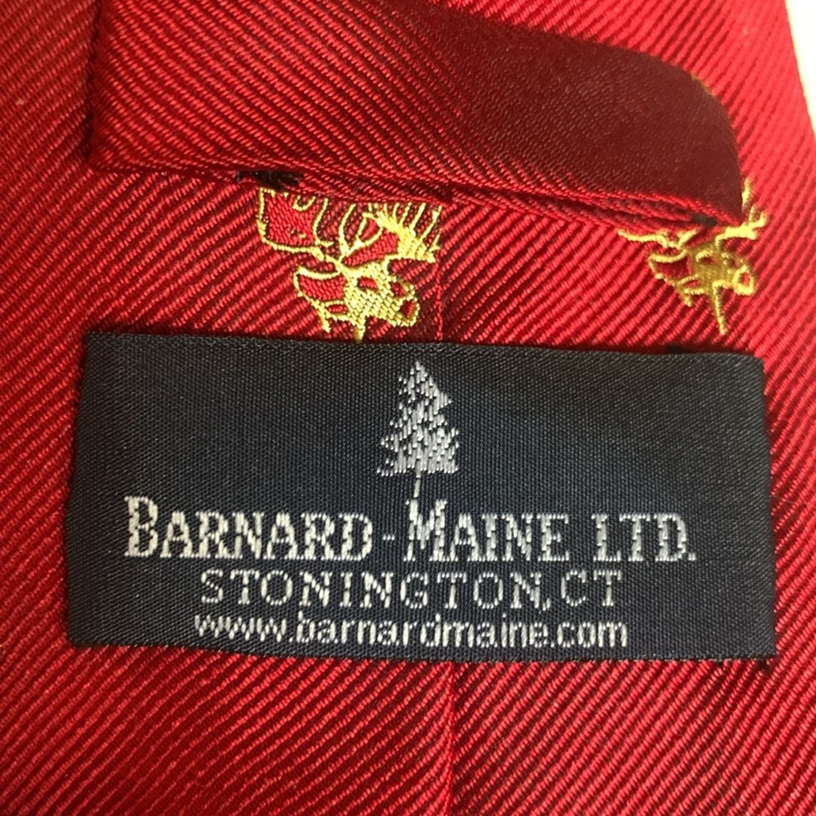 Vintage Moosehead custom handmade Barnard Maine necktie rugged Size ONE SIZE - 5 Thumbnail