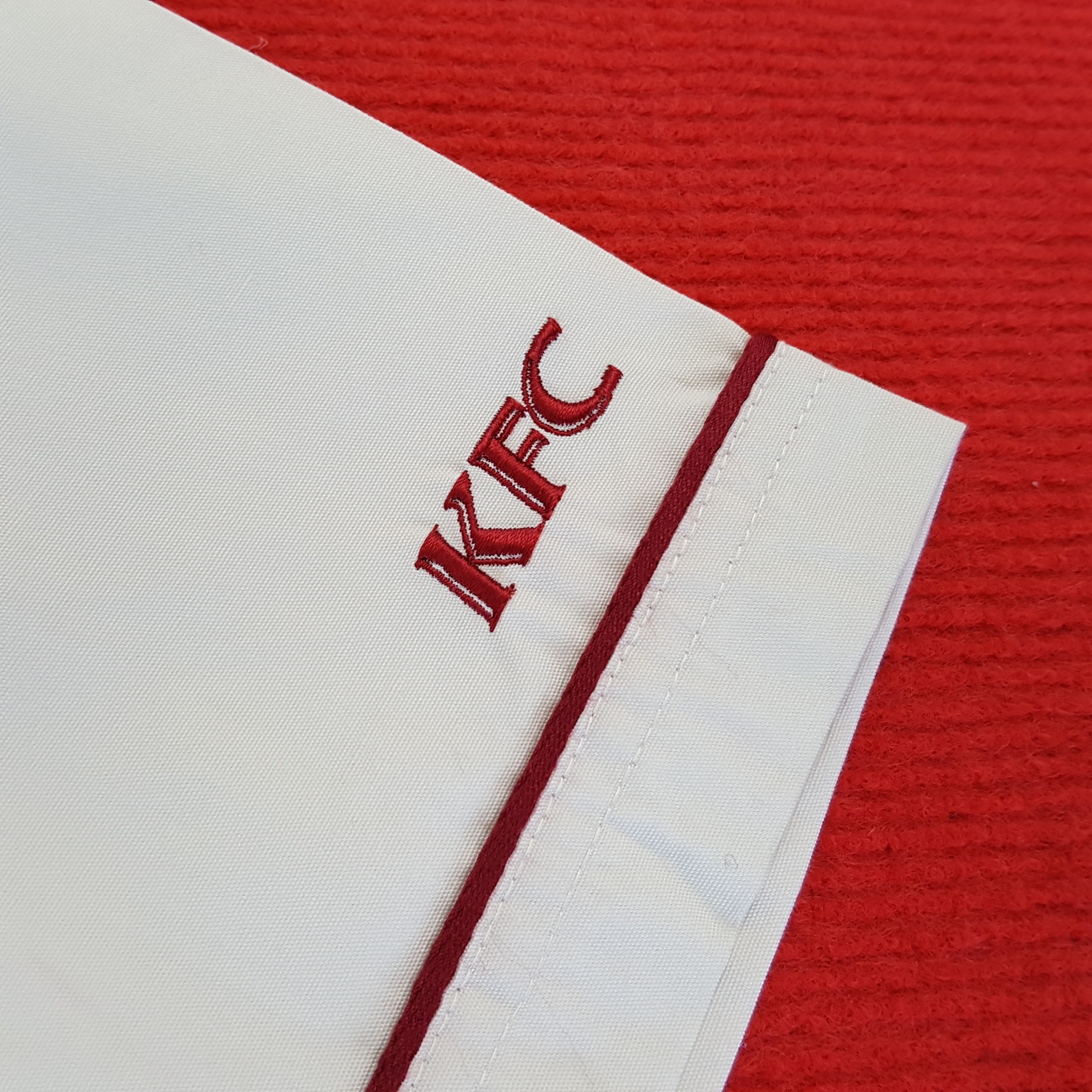 Vintage KFC X Pizza Hut Workwear Shirt Size US M / EU 48-50 / 2 - 8 Thumbnail
