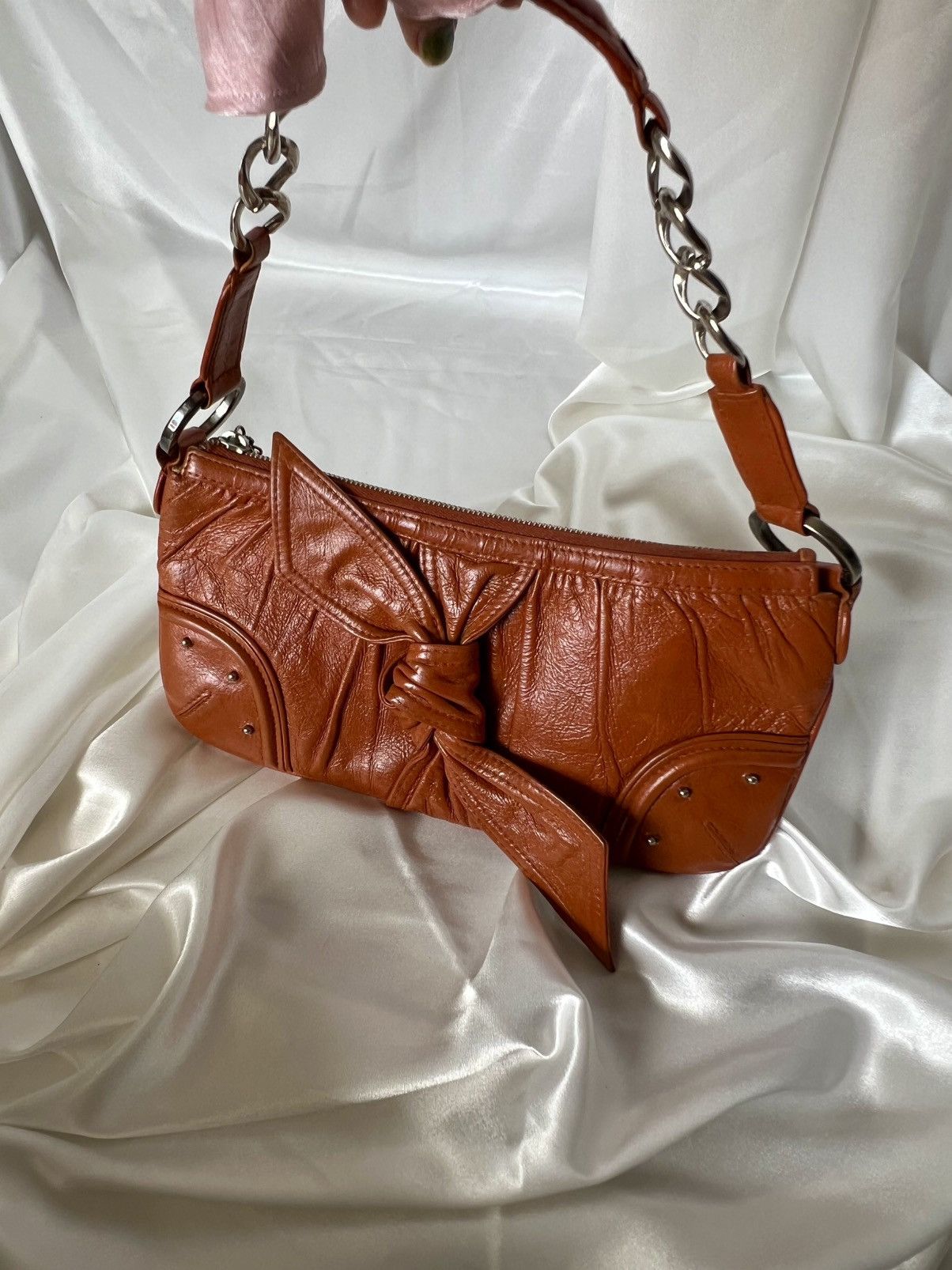 Givenchy Givenchy Bow Knot Shoulder Bag – Brownish orange Size ONE SIZE - 1 Thumbnail