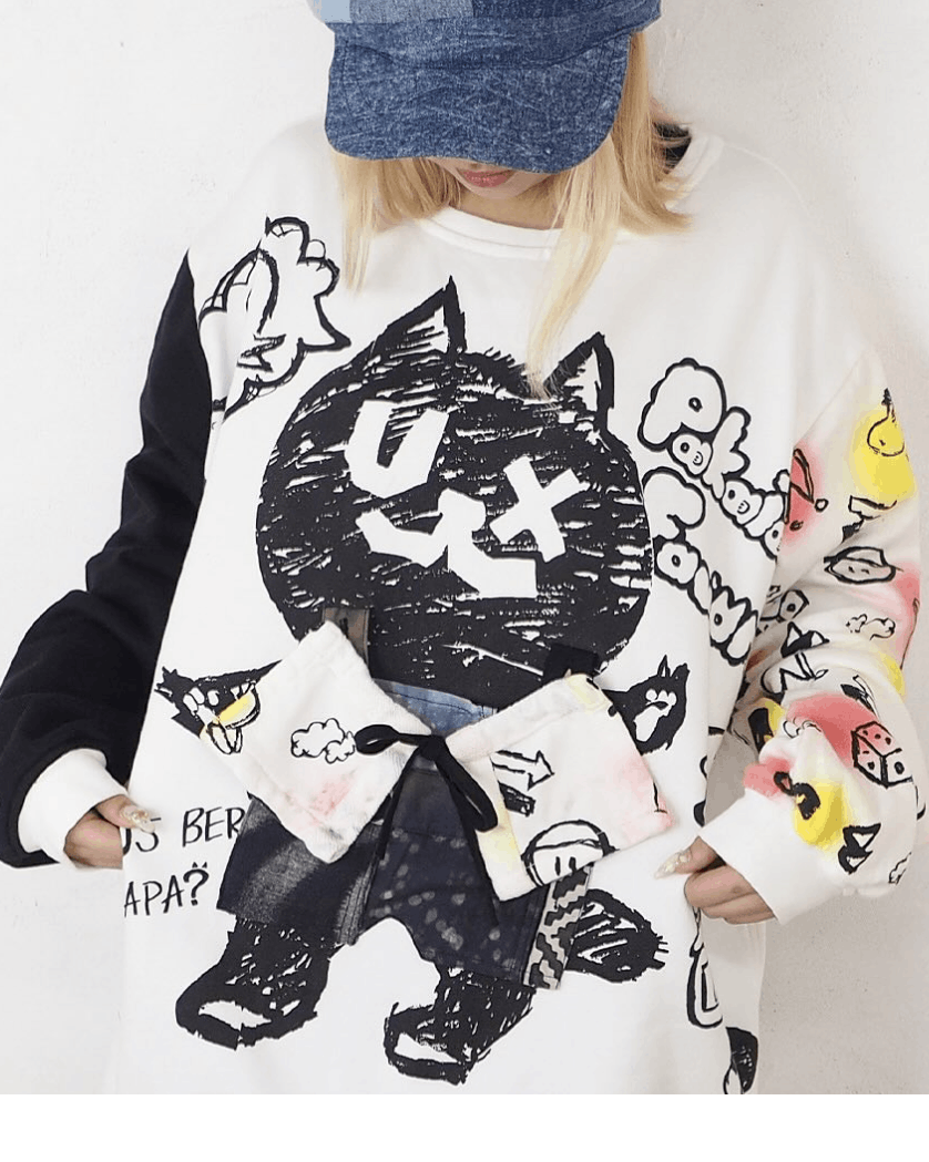 Japanese Brand EL RODEO Collection Shinsaibashi Design Cat Size ONE SIZE - 8 Thumbnail