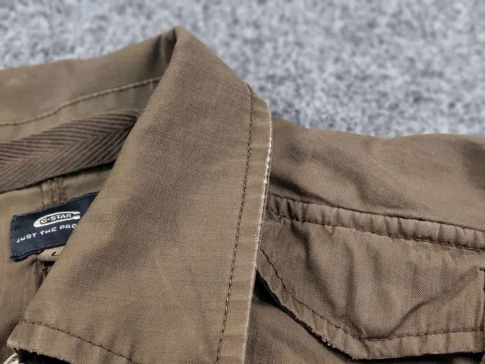 G-Star Vintage 90's G star Raw Overshirt Cargo Y2K Jacket Brown Size US L / EU 52-54 / 3 - 3 Thumbnail